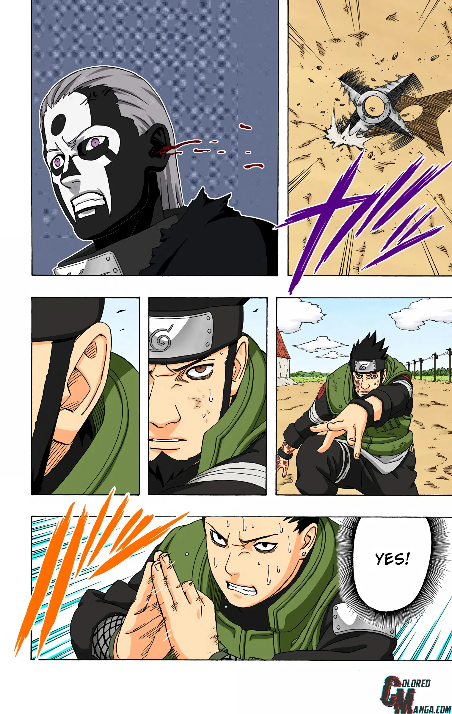 Naruto Colored Manga Online, chapter 325, page 8