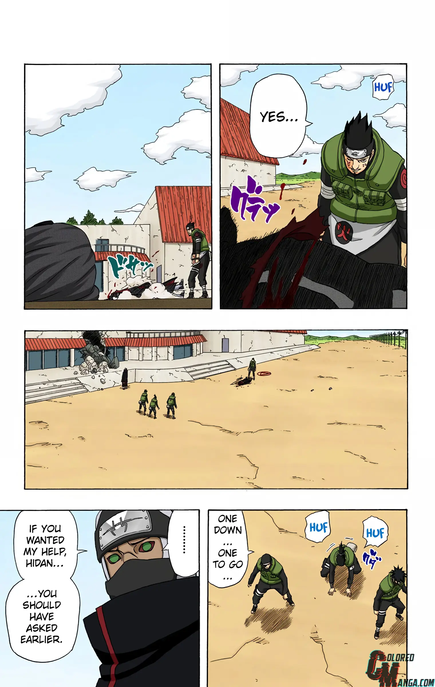 Naruto Colored Manga Online, chapter 325, page 15