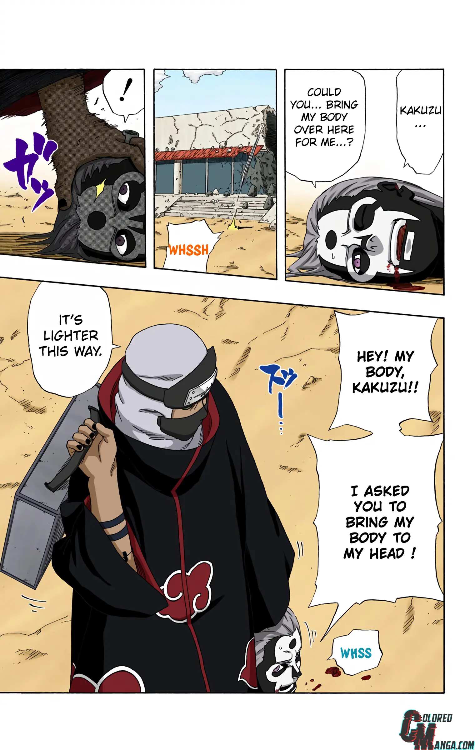 Naruto Colored Manga Online, chapter 325, page 17