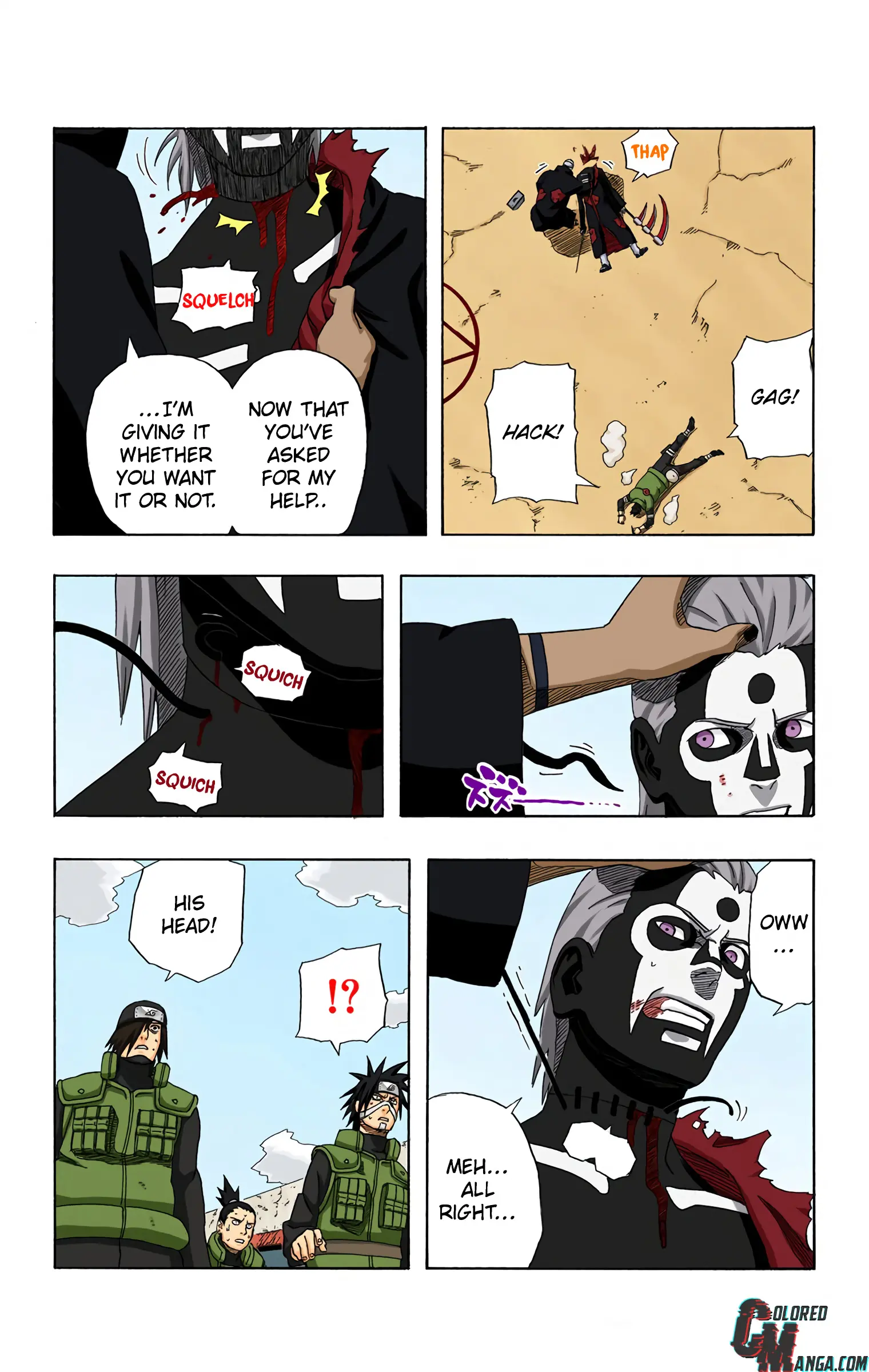 Naruto Colored Manga Online, chapter 326, page 5