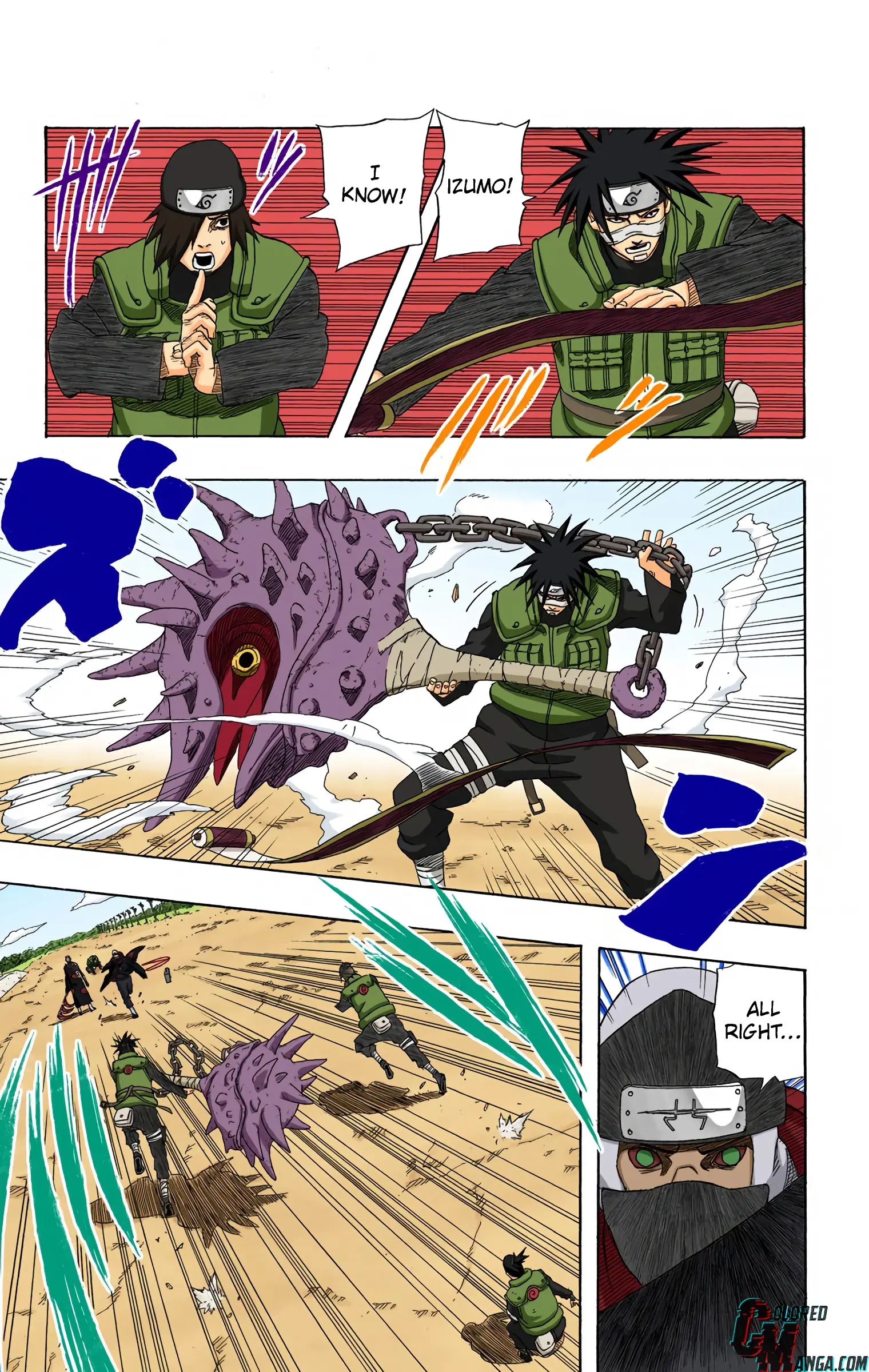 Naruto Colored Manga Online, chapter 326, page 7