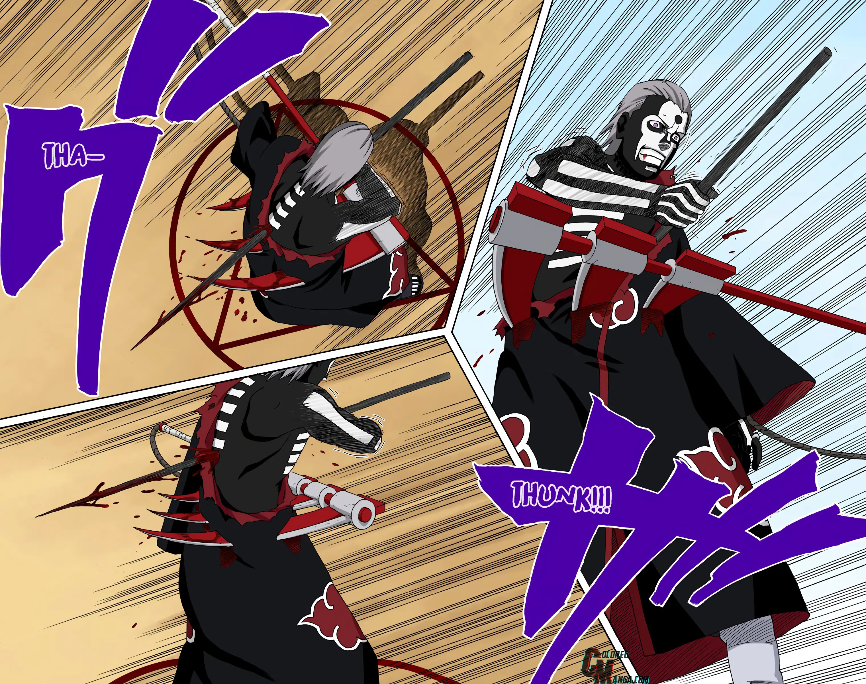 Naruto Colored Manga Online, chapter 326, page 17