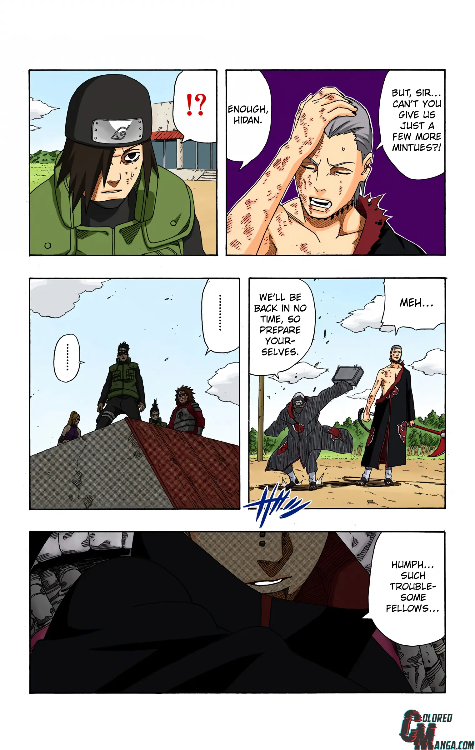 Naruto Colored Manga Online, chapter 327, page 17