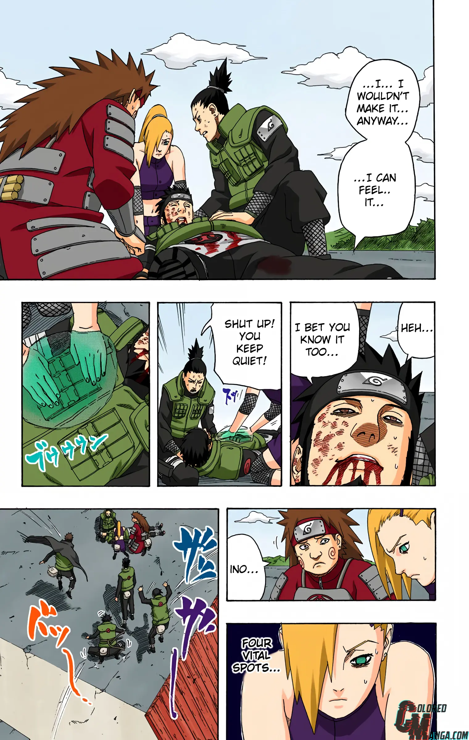 Naruto Colored Manga Online, chapter 328, page 3