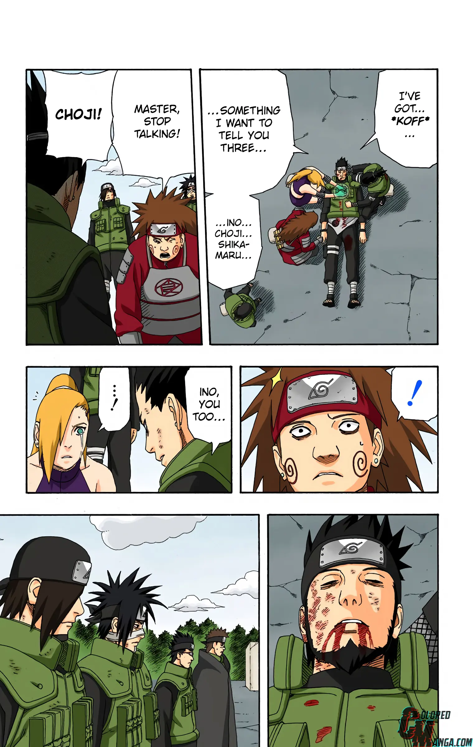 Naruto Colored Manga Online, chapter 328, page 5