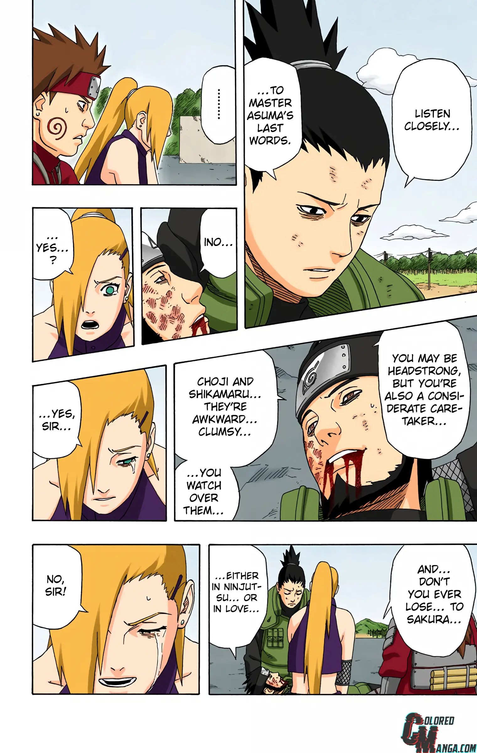 Naruto Colored Manga Online, chapter 328, page 6