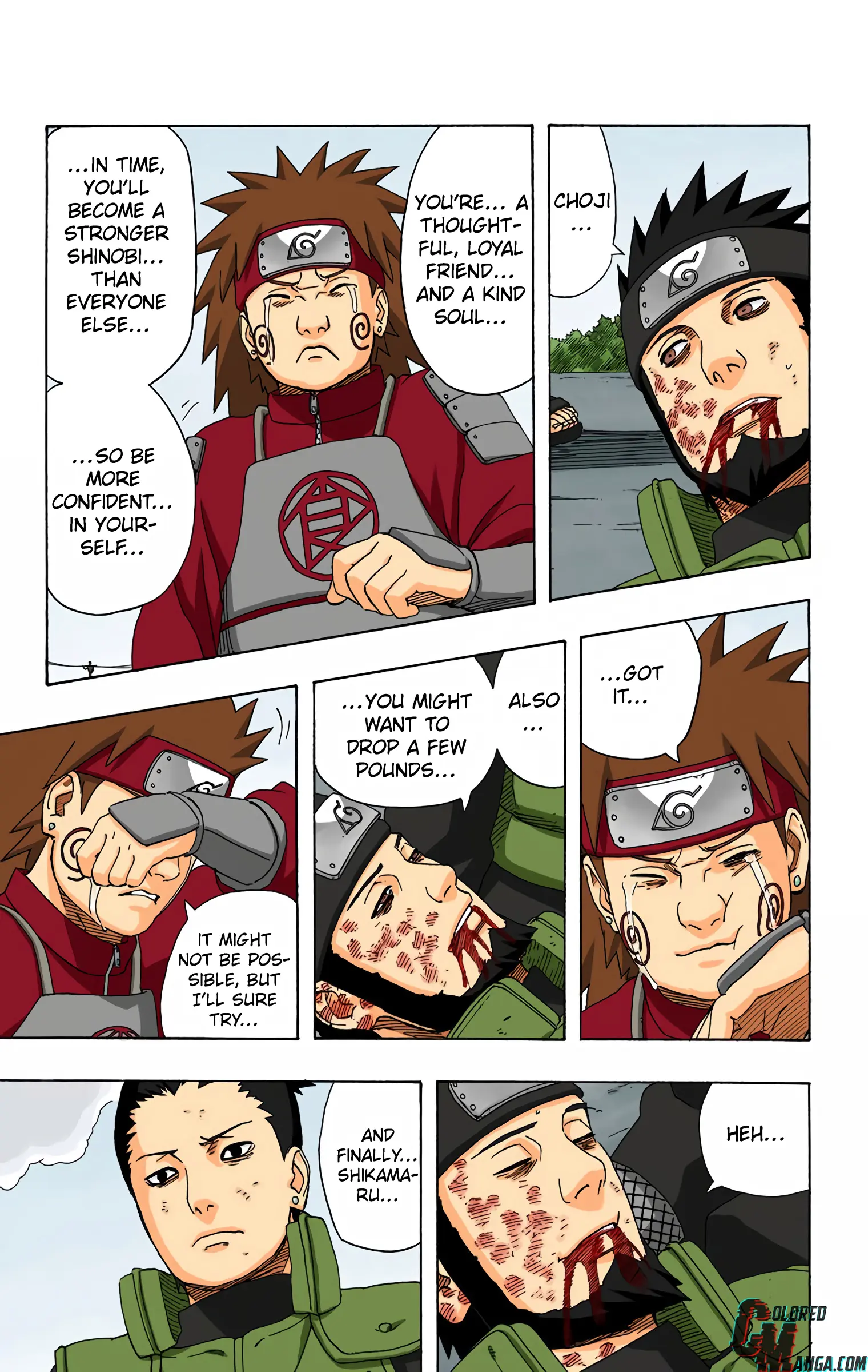 Naruto Colored Manga Online, chapter 328, page 7