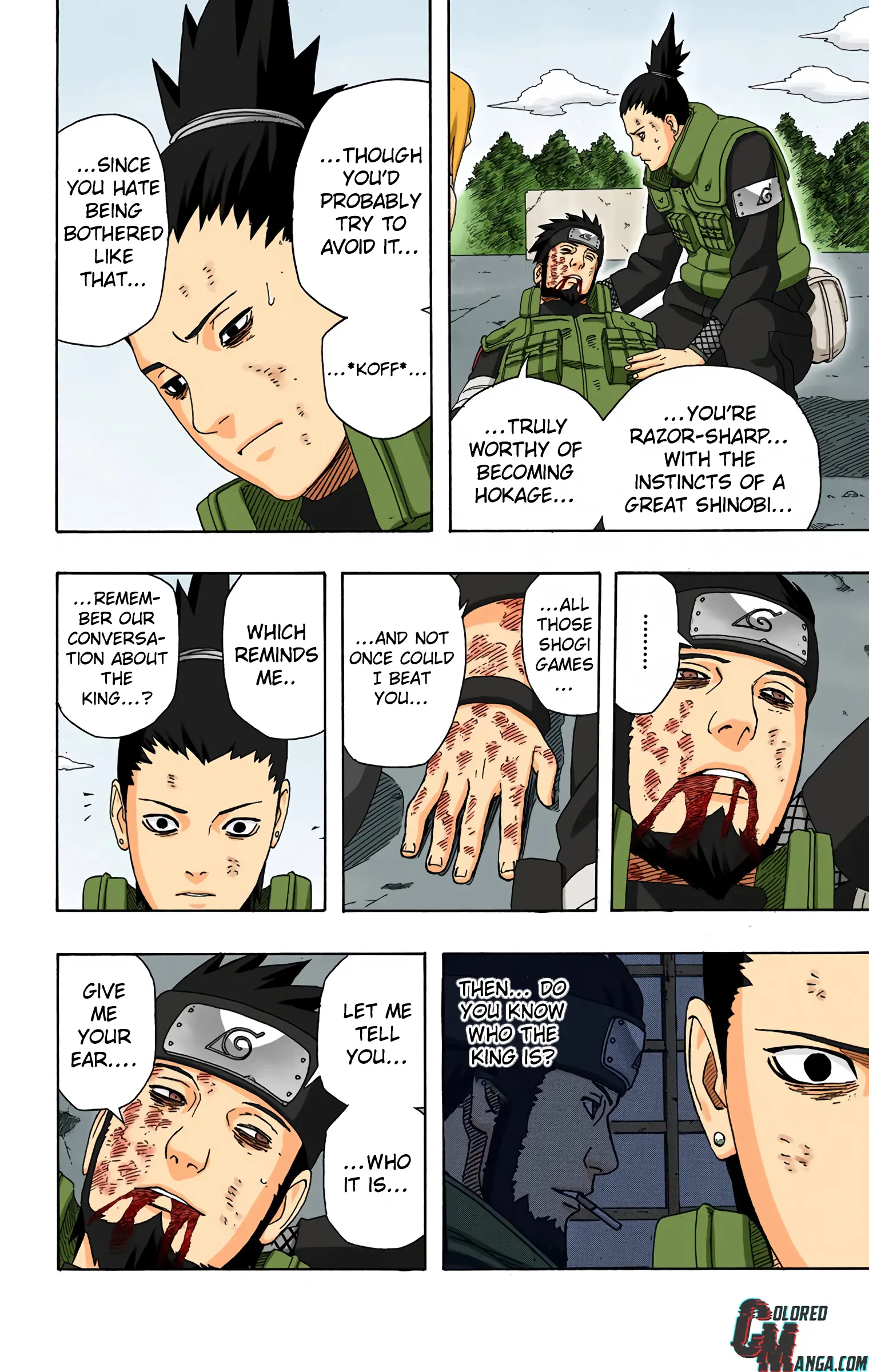 Naruto Colored Manga Online, chapter 328, page 8