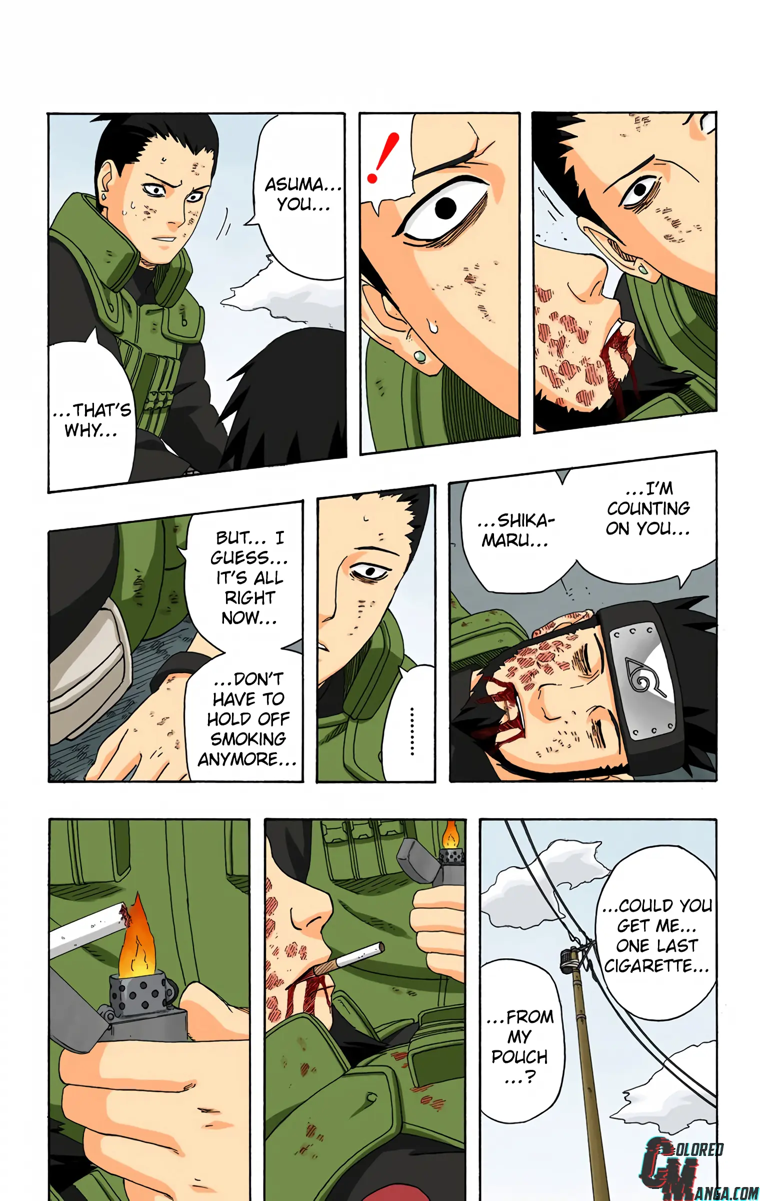 Naruto Colored Manga Online, chapter 328, page 9