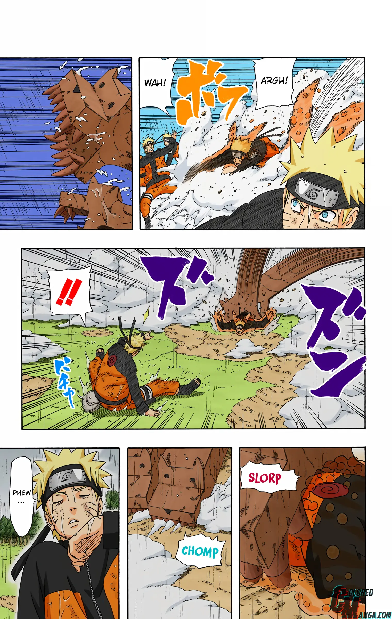 Naruto Colored Manga Online, chapter 329, page 3
