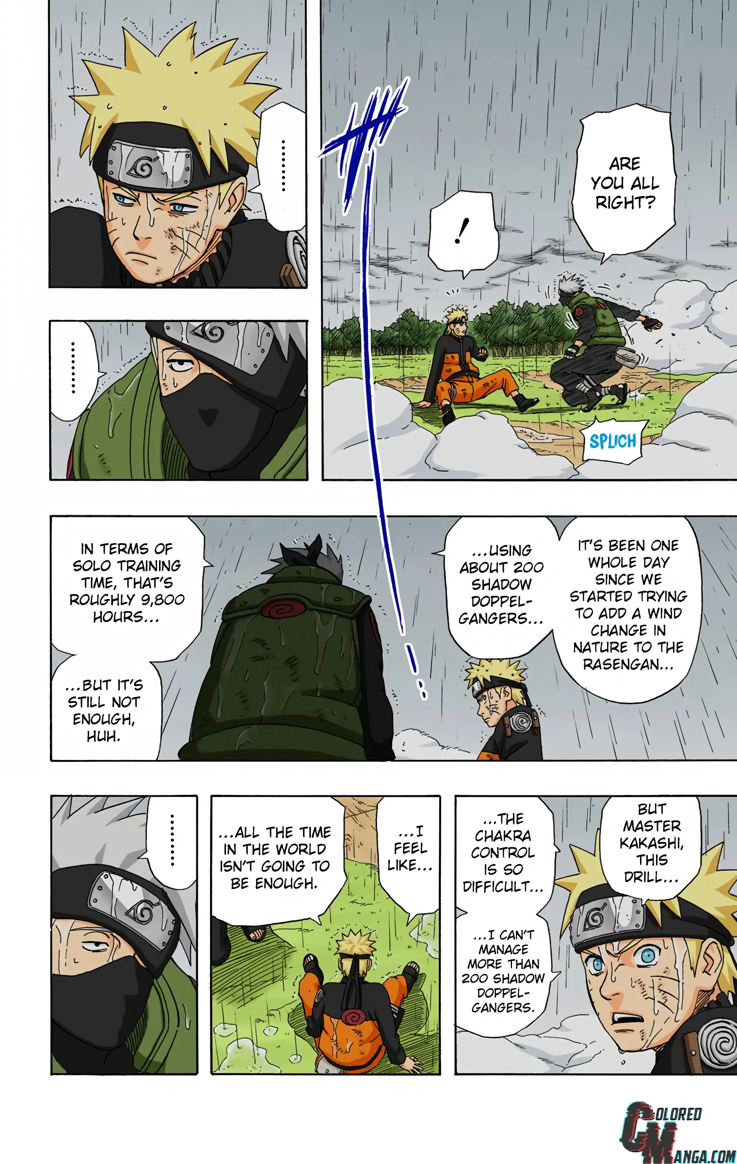 Naruto Colored Manga Online, chapter 329, page 4