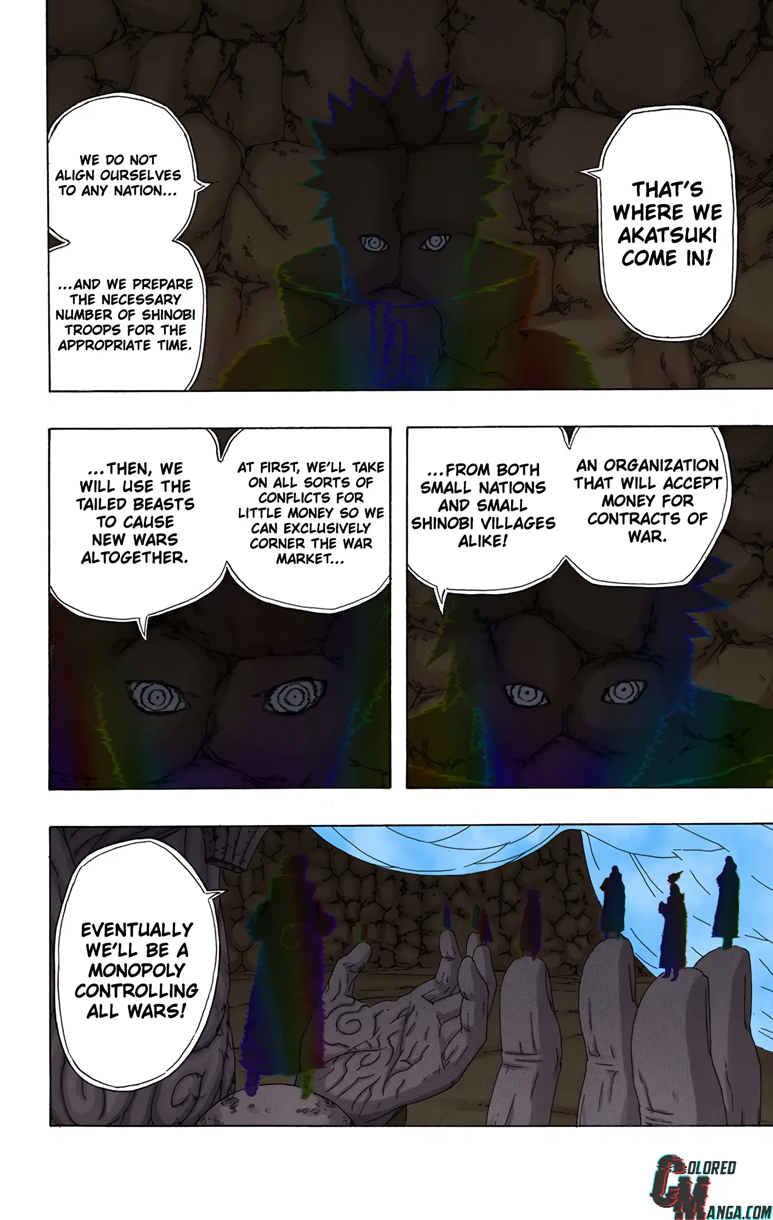 Naruto Colored Manga Online, chapter 329, page 13