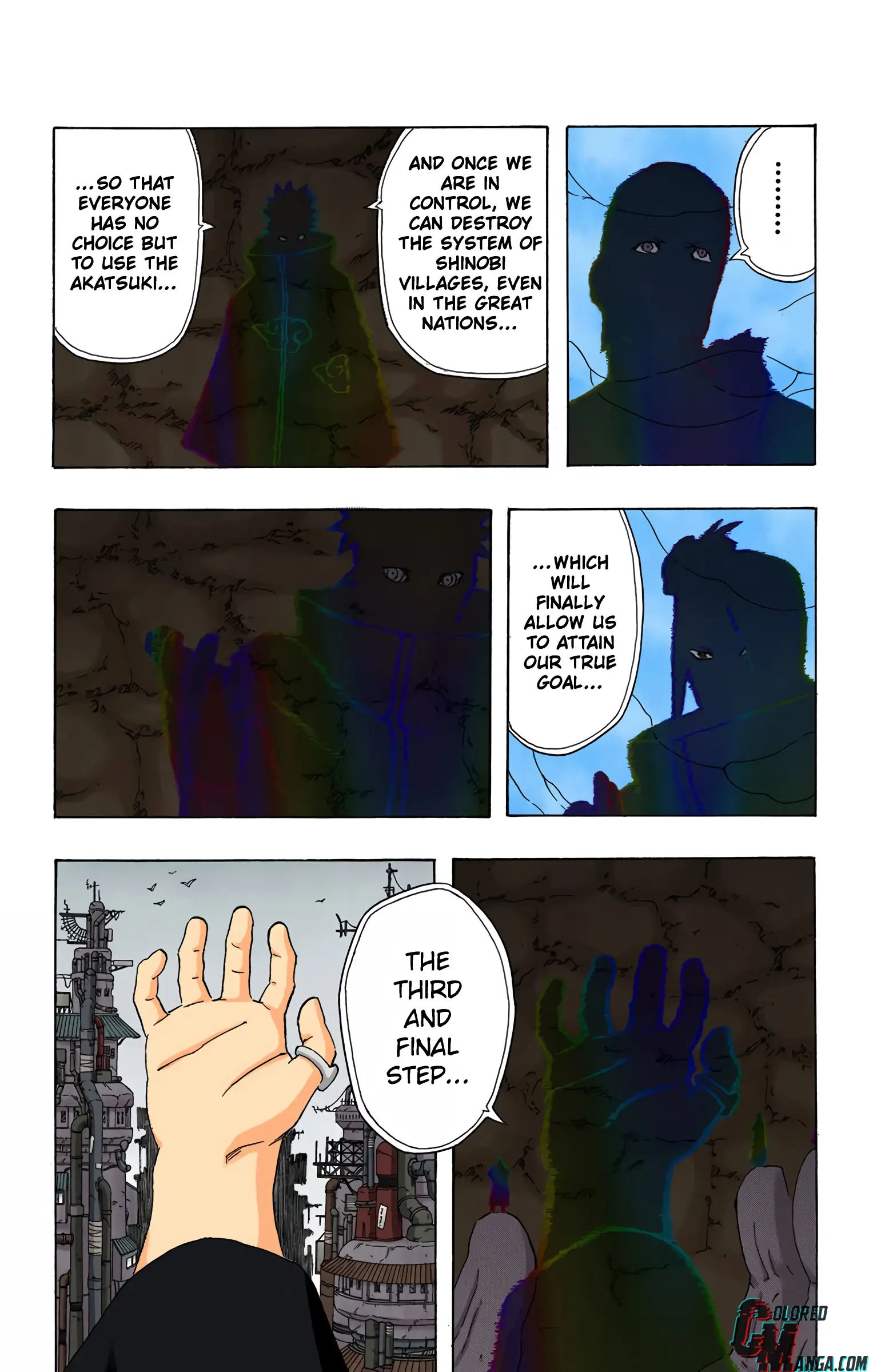 Naruto Colored Manga Online, chapter 329, page 14