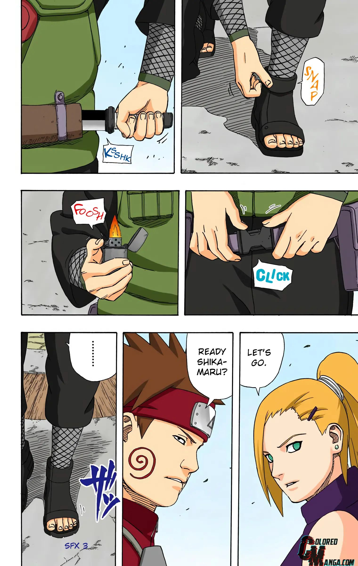 Naruto Colored Manga Online, chapter 330, page 21