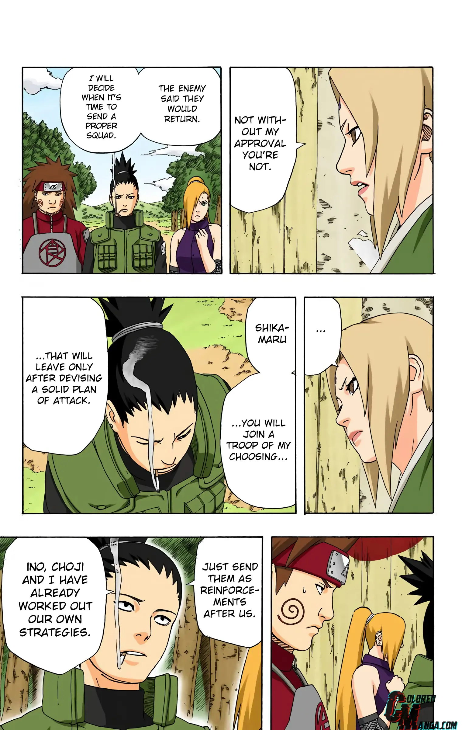 Naruto Colored Manga Online, chapter 331, page 3