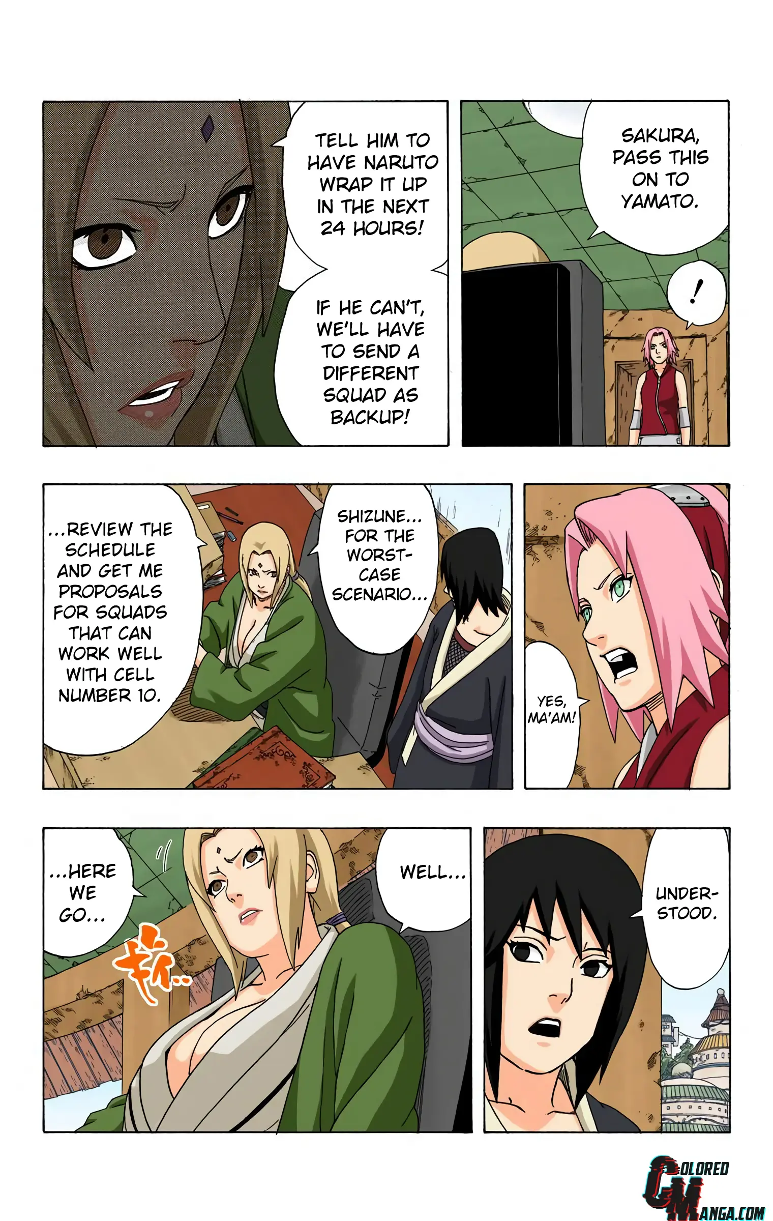 Naruto Colored Manga Online, chapter 331, page 17