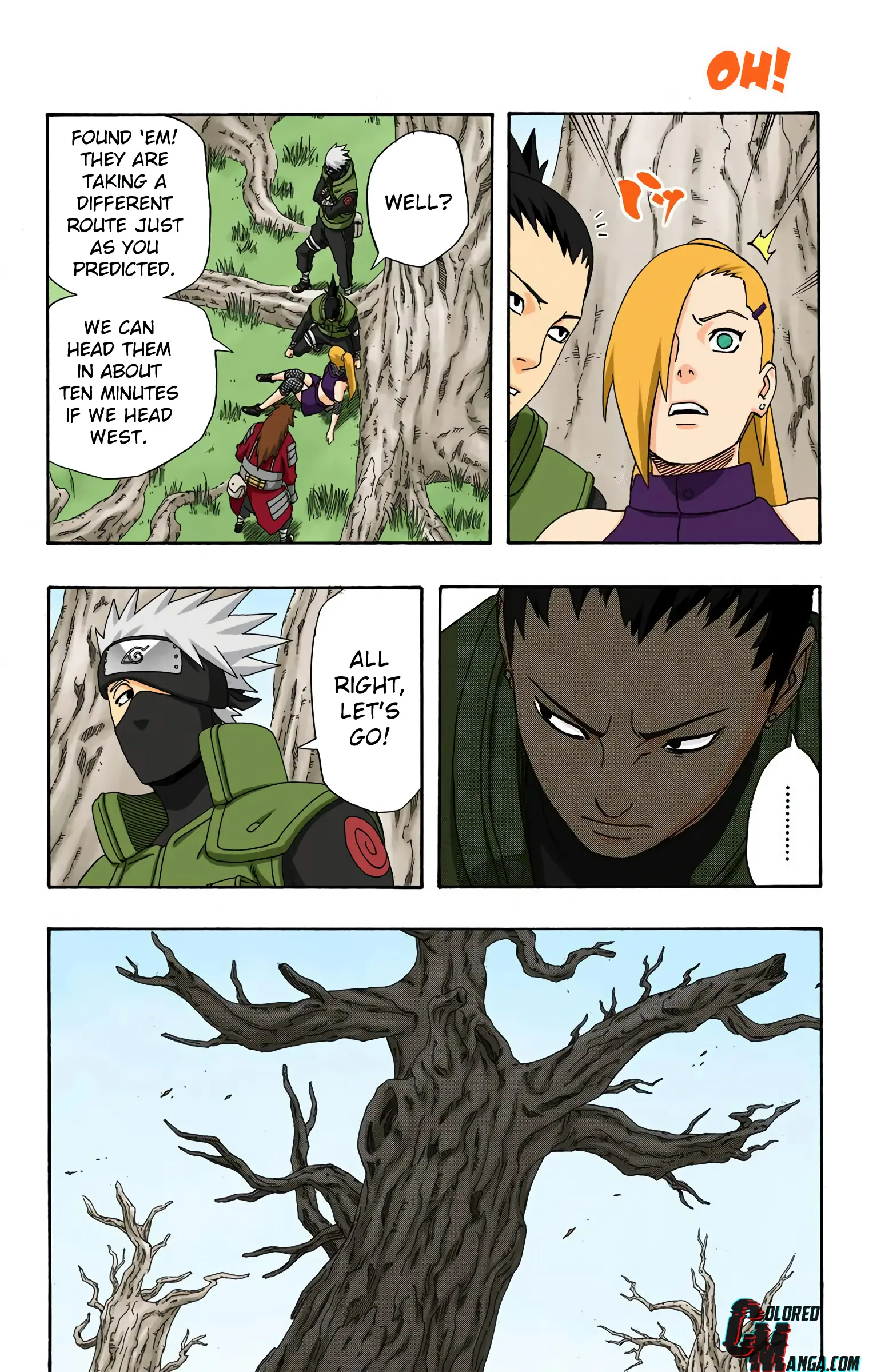 Naruto Colored Manga Online, chapter 332, page 9