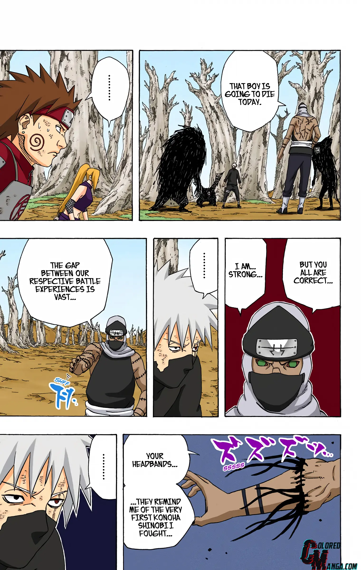 Naruto Colored Manga Online, chapter 336, page 3
