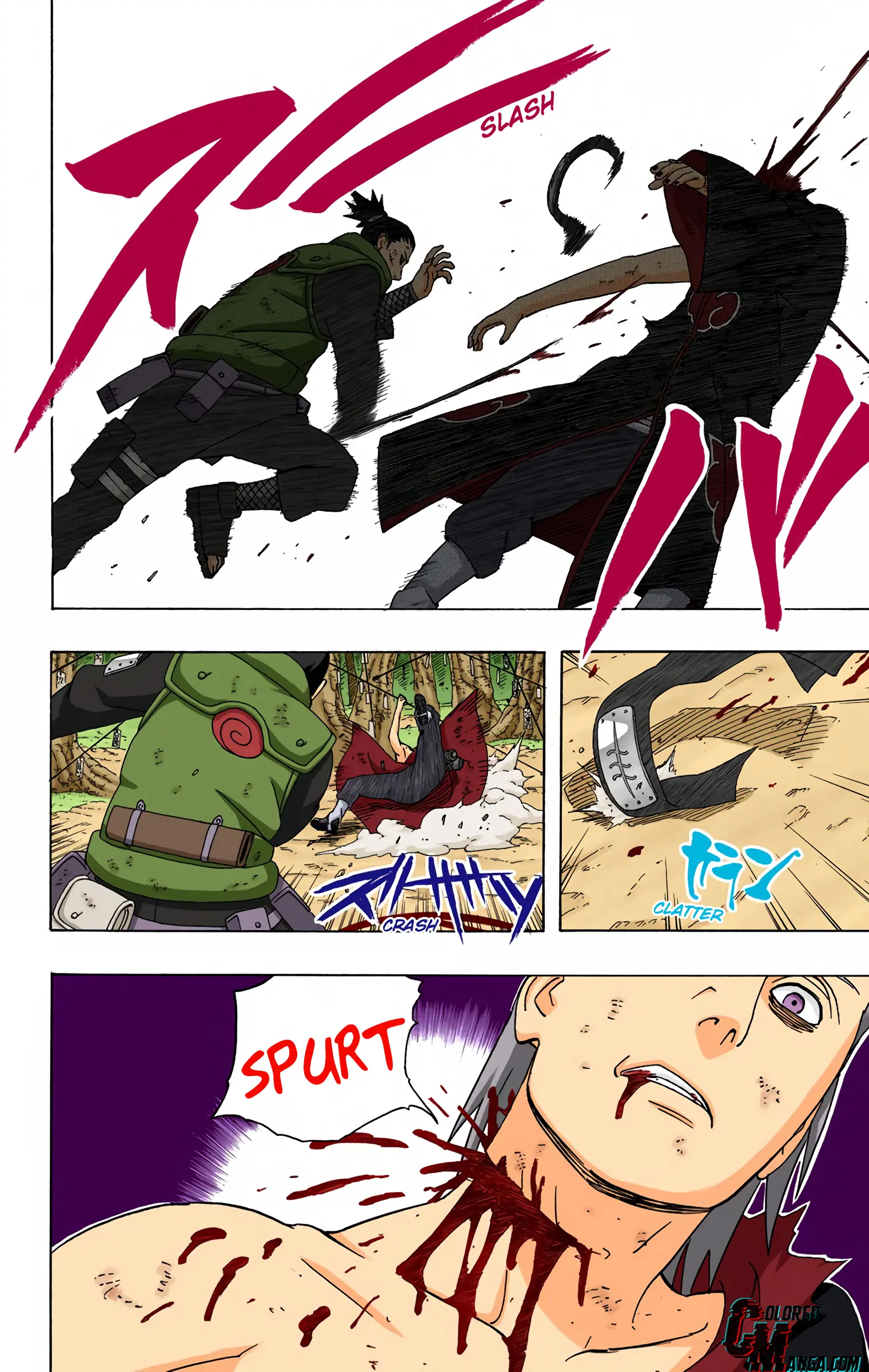 Naruto Colored Manga Online, chapter 337, page 2