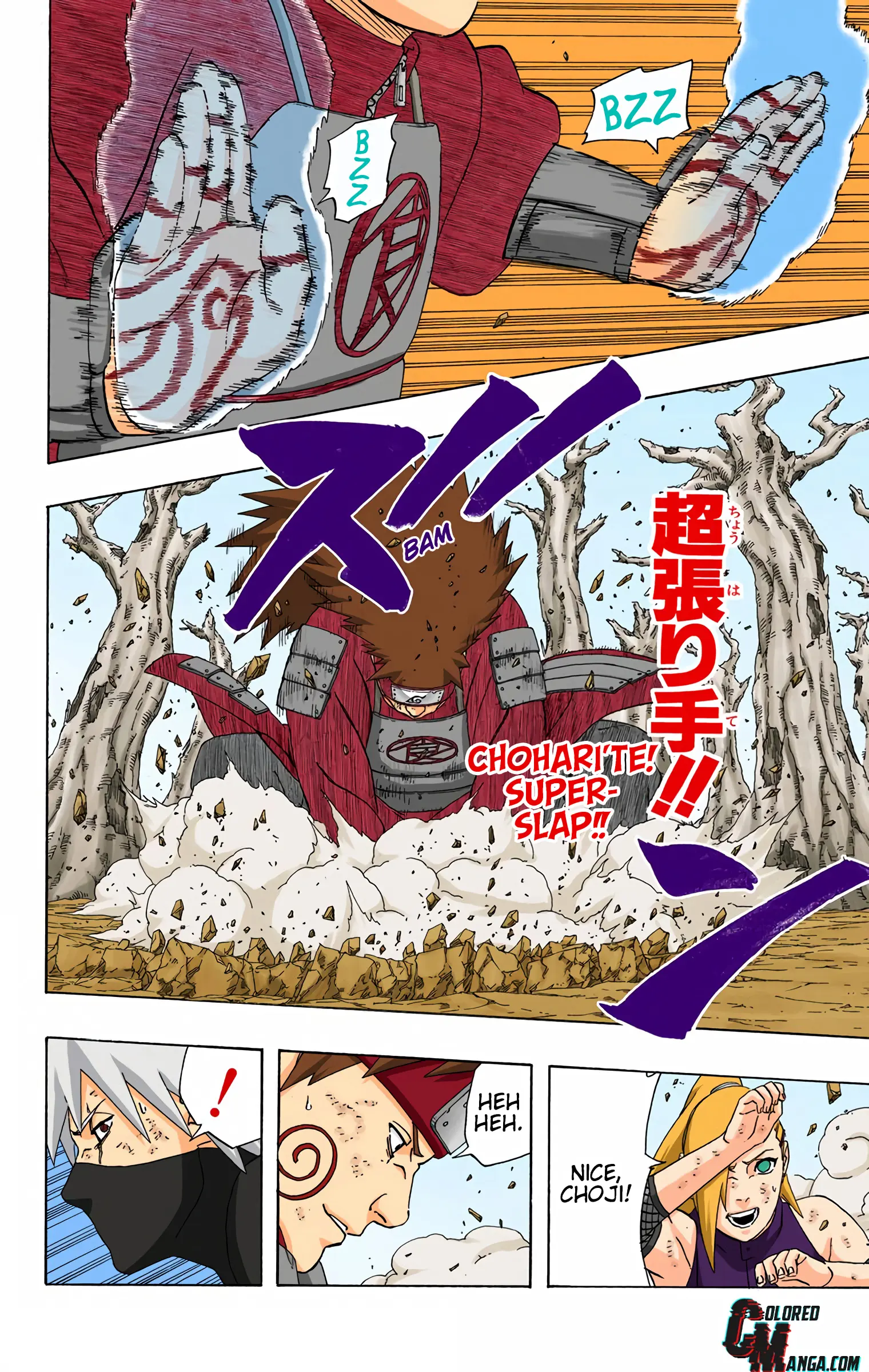 Naruto Colored Manga Online, chapter 337, page 8