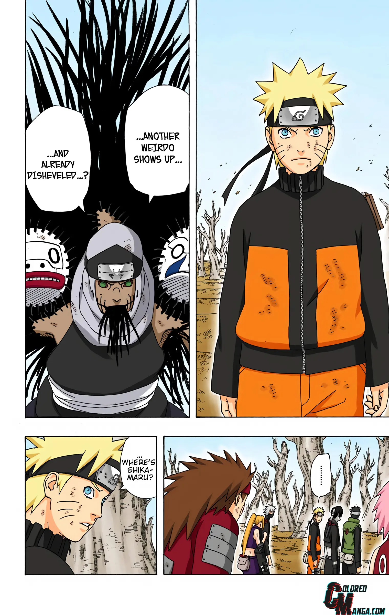 Naruto Colored Manga Online, chapter 338, page 2