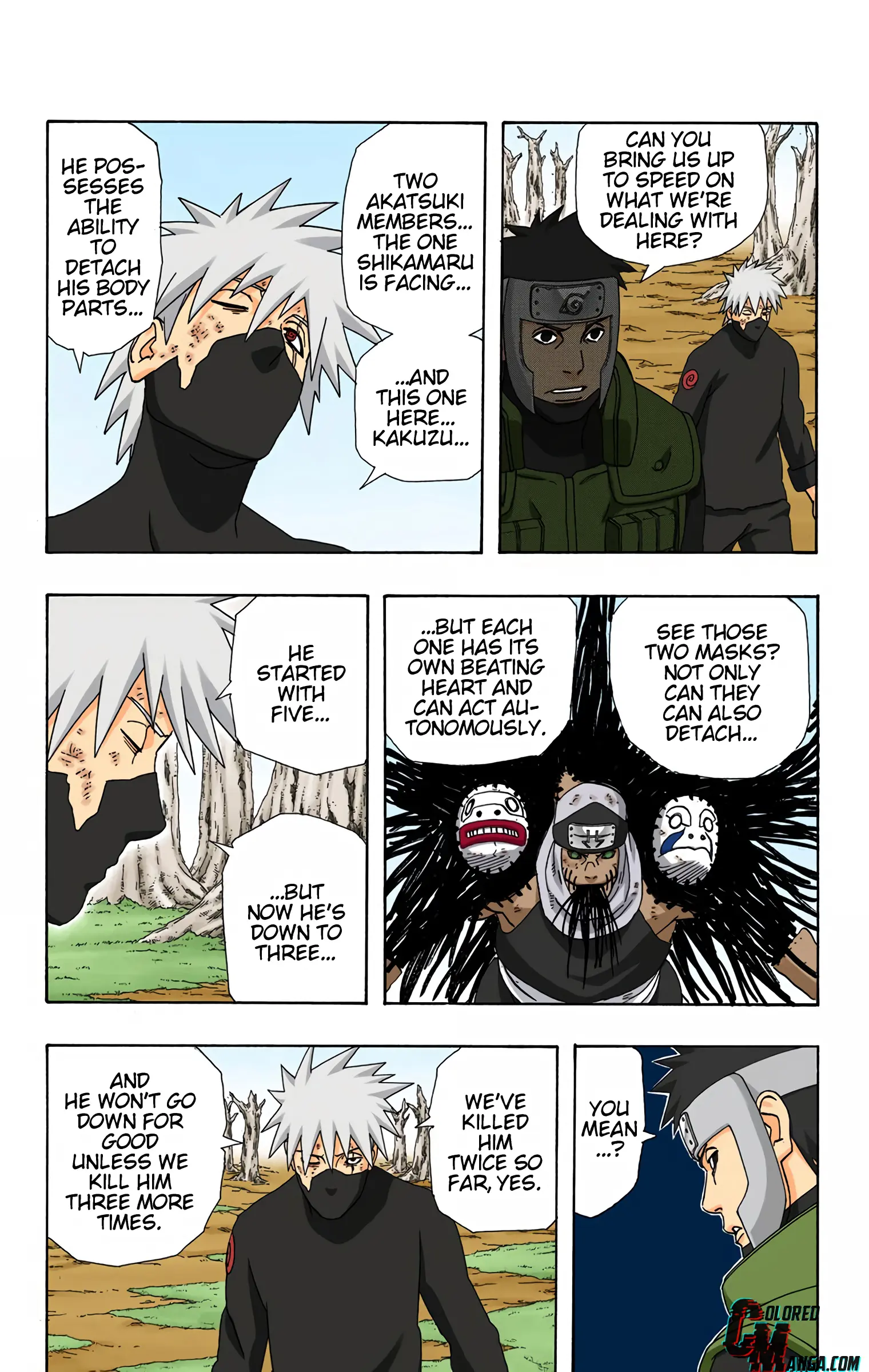 Naruto Colored Manga Online, chapter 339, page 7