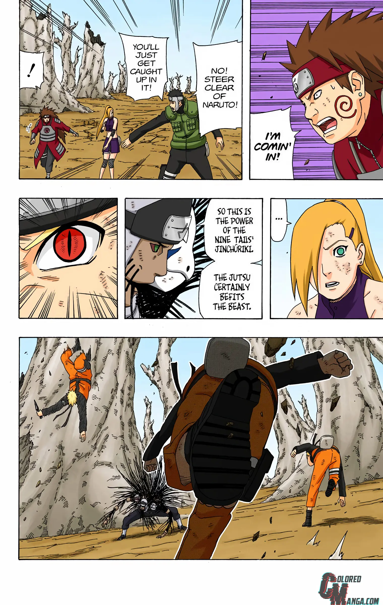Naruto Colored Manga Online, chapter 340, page 8