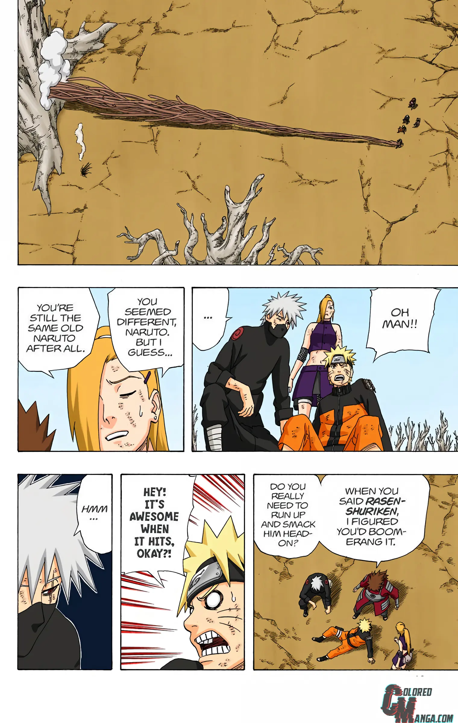 Naruto Colored Manga Online, chapter 340, page 17
