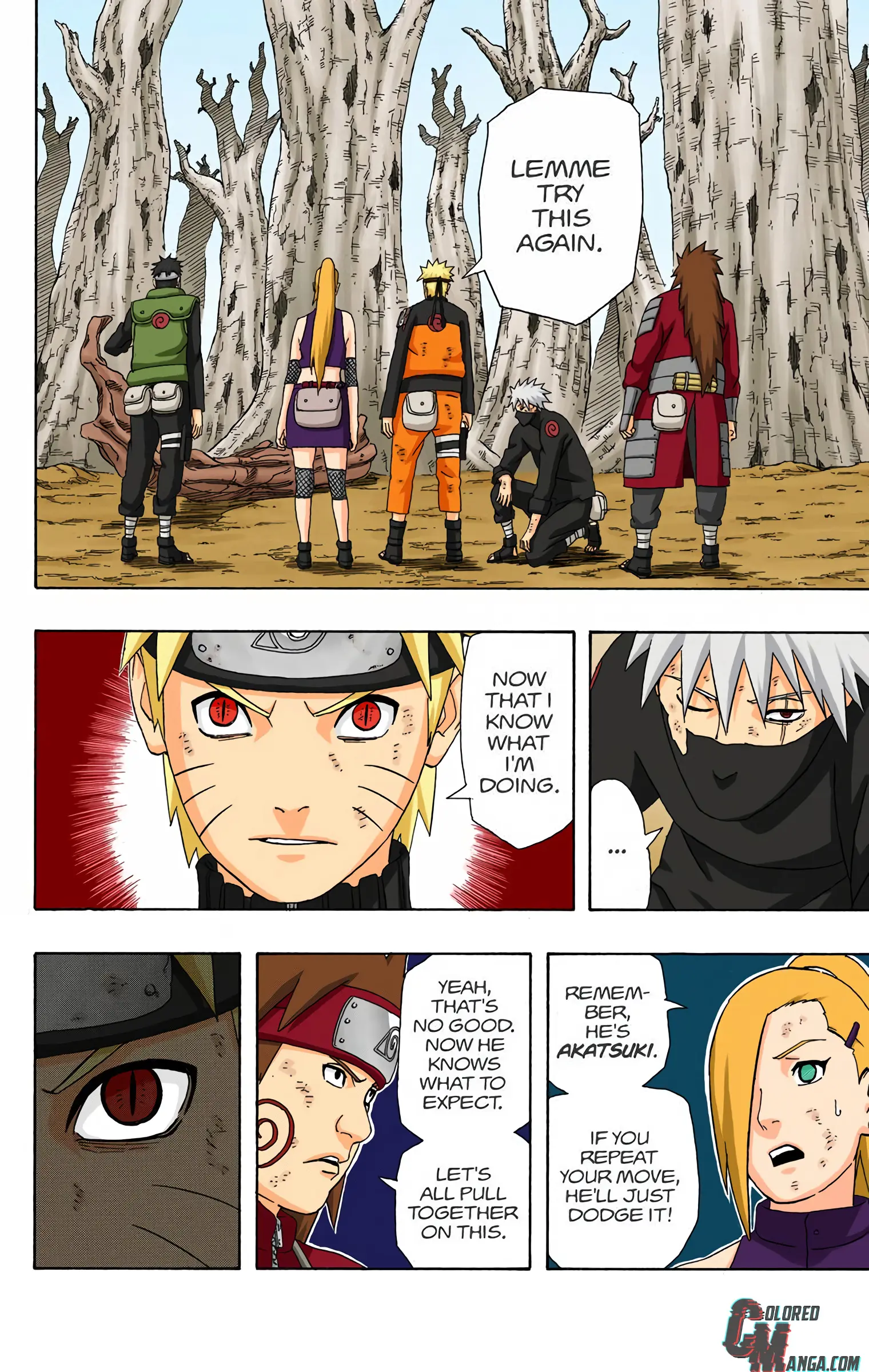 Naruto Colored Manga Online, chapter 340, page 19