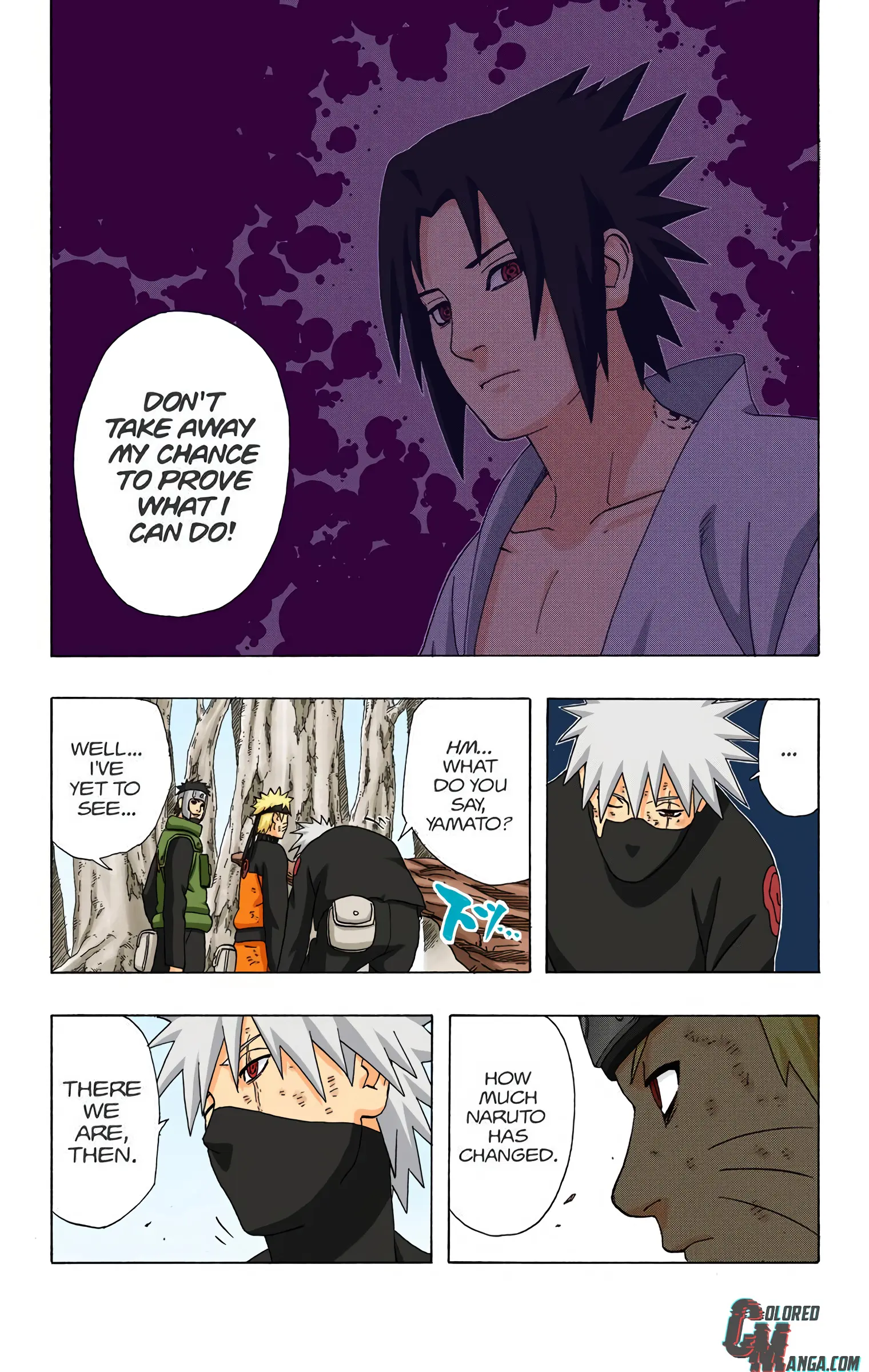 Naruto Colored Manga Online, chapter 340, page 22