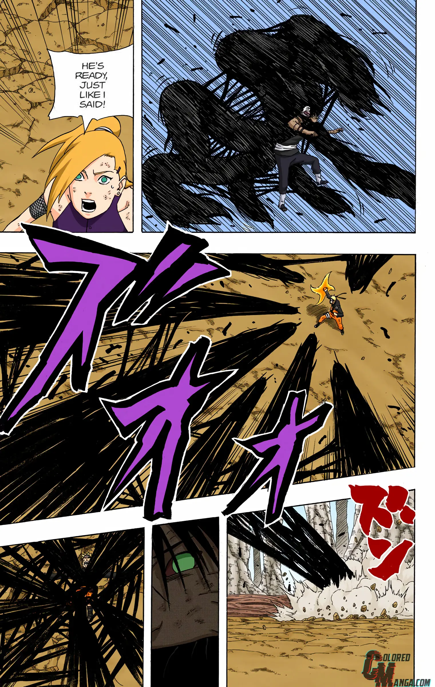 Naruto Colored Manga Online, chapter 341, page 8