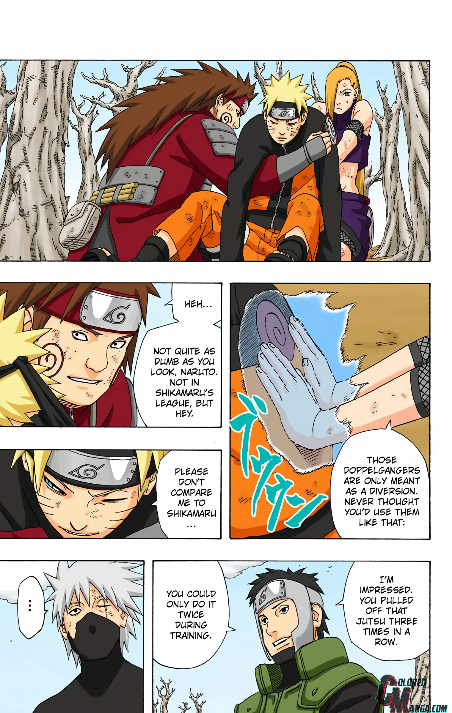 Naruto Colored Manga Online, chapter 342, page 5