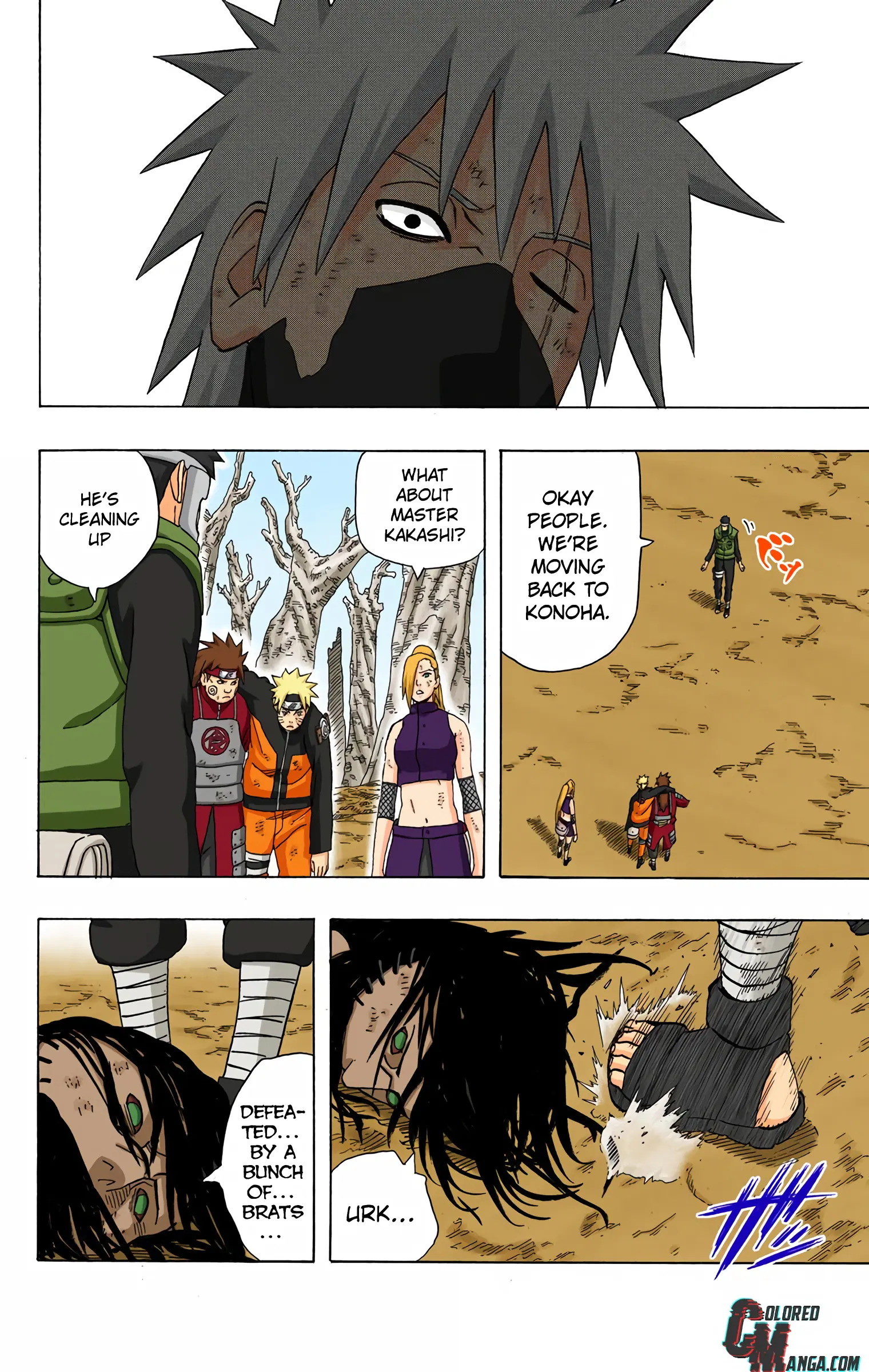 Naruto Colored Manga Online, chapter 342, page 8