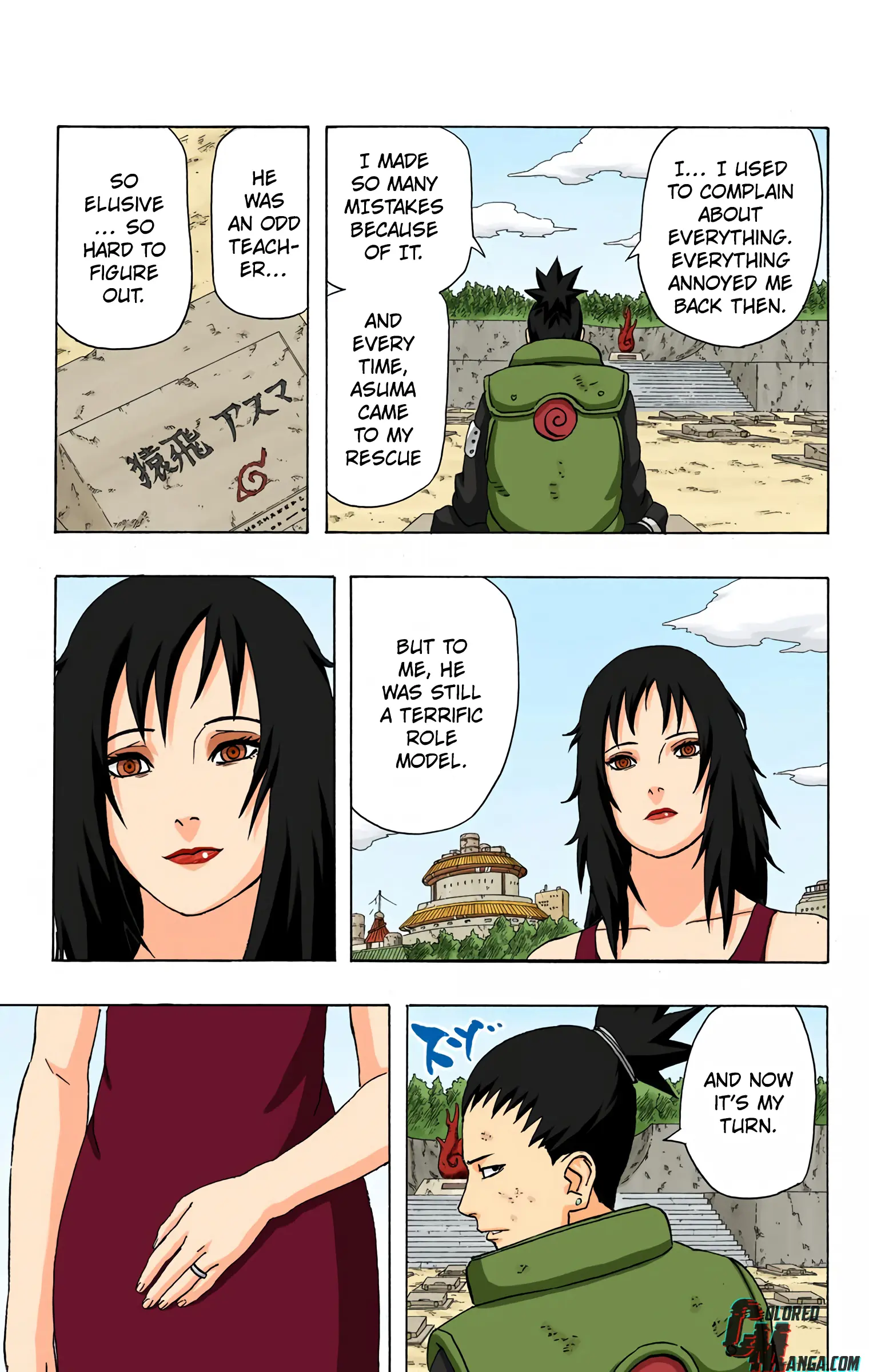 Naruto Colored Manga Online, chapter 342, page 13