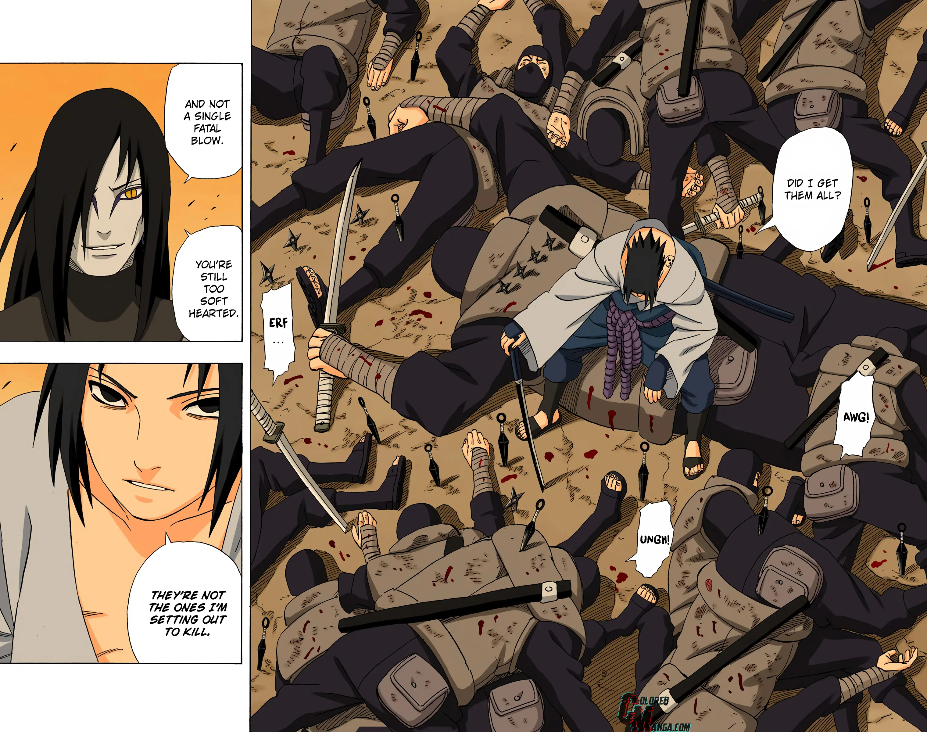 Naruto Colored Manga Online, chapter 342, page 18