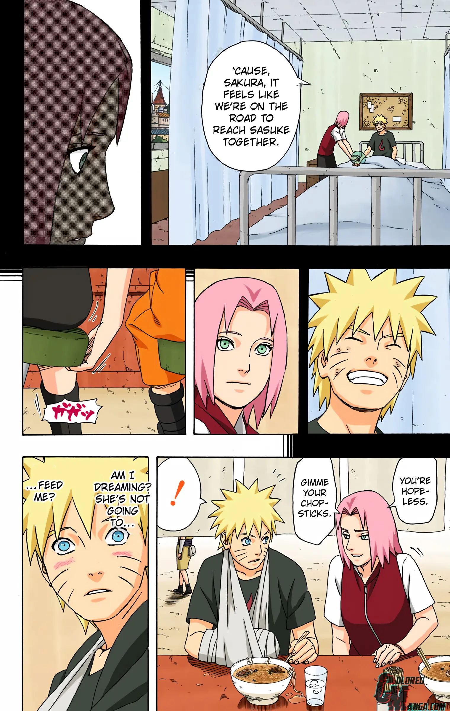 Naruto Colored Manga Online, chapter 343, page 7