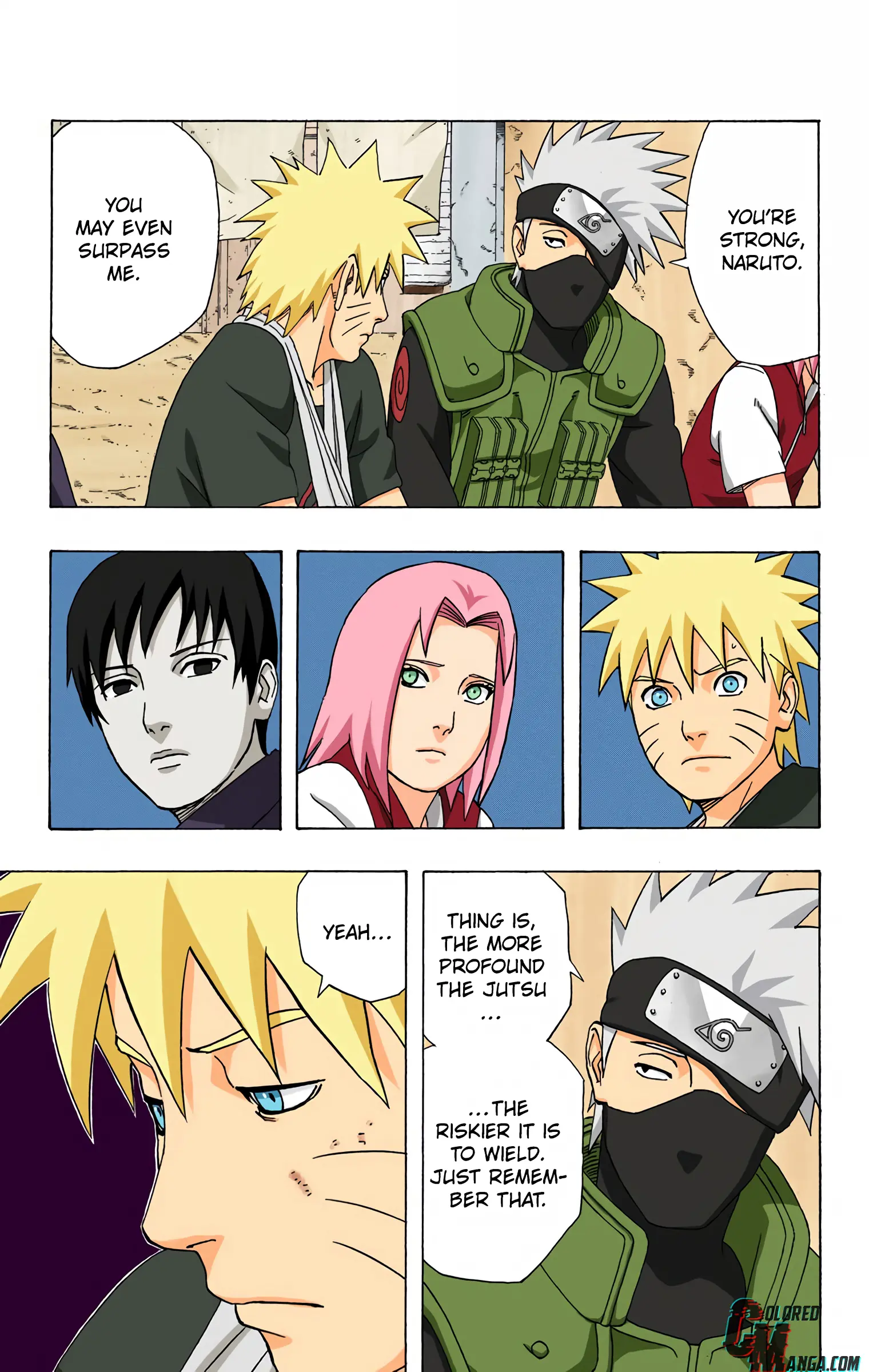 Naruto Colored Manga Online, chapter 343, page 10