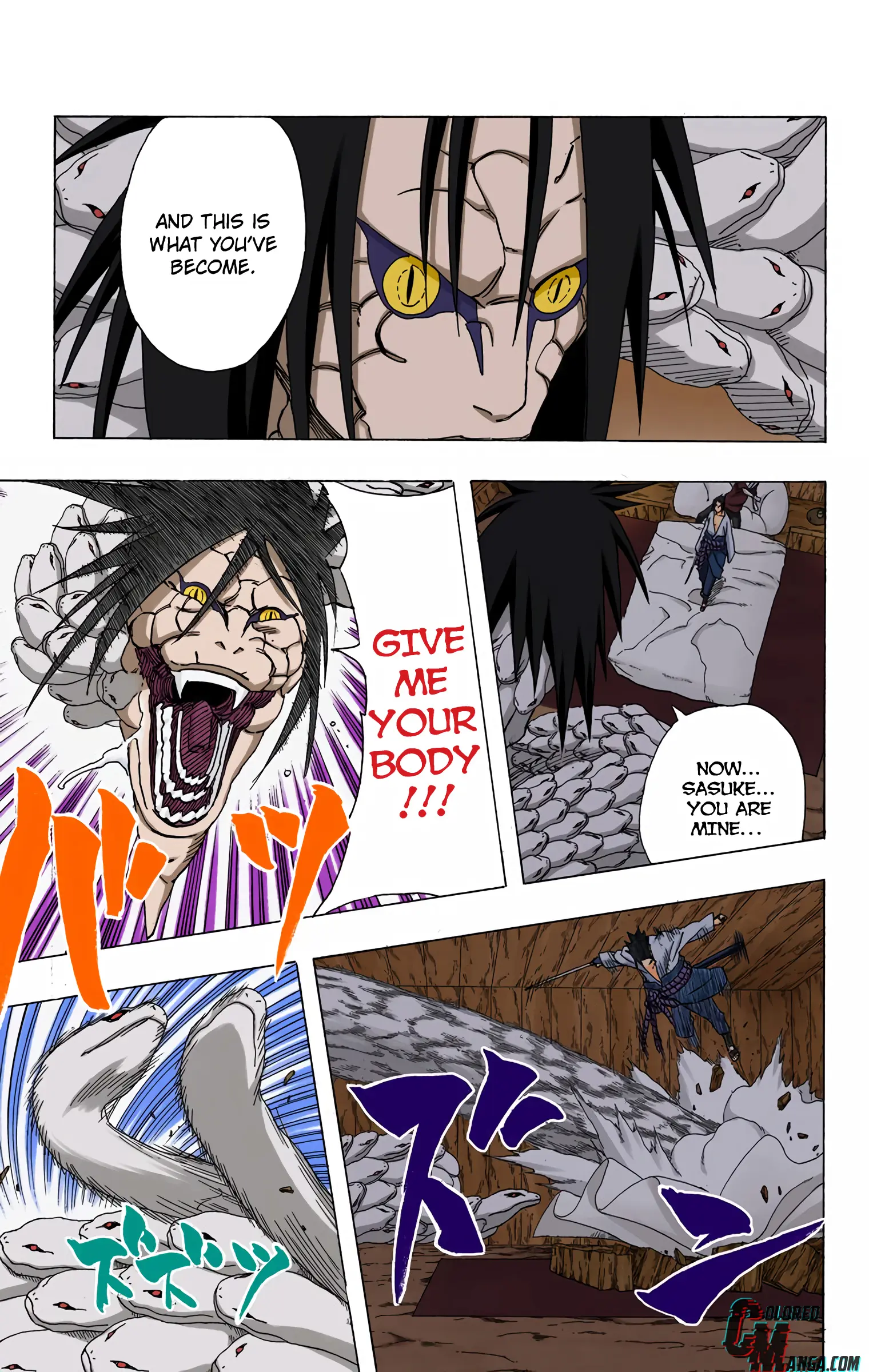 Naruto Colored Manga Online, chapter 344, page 9