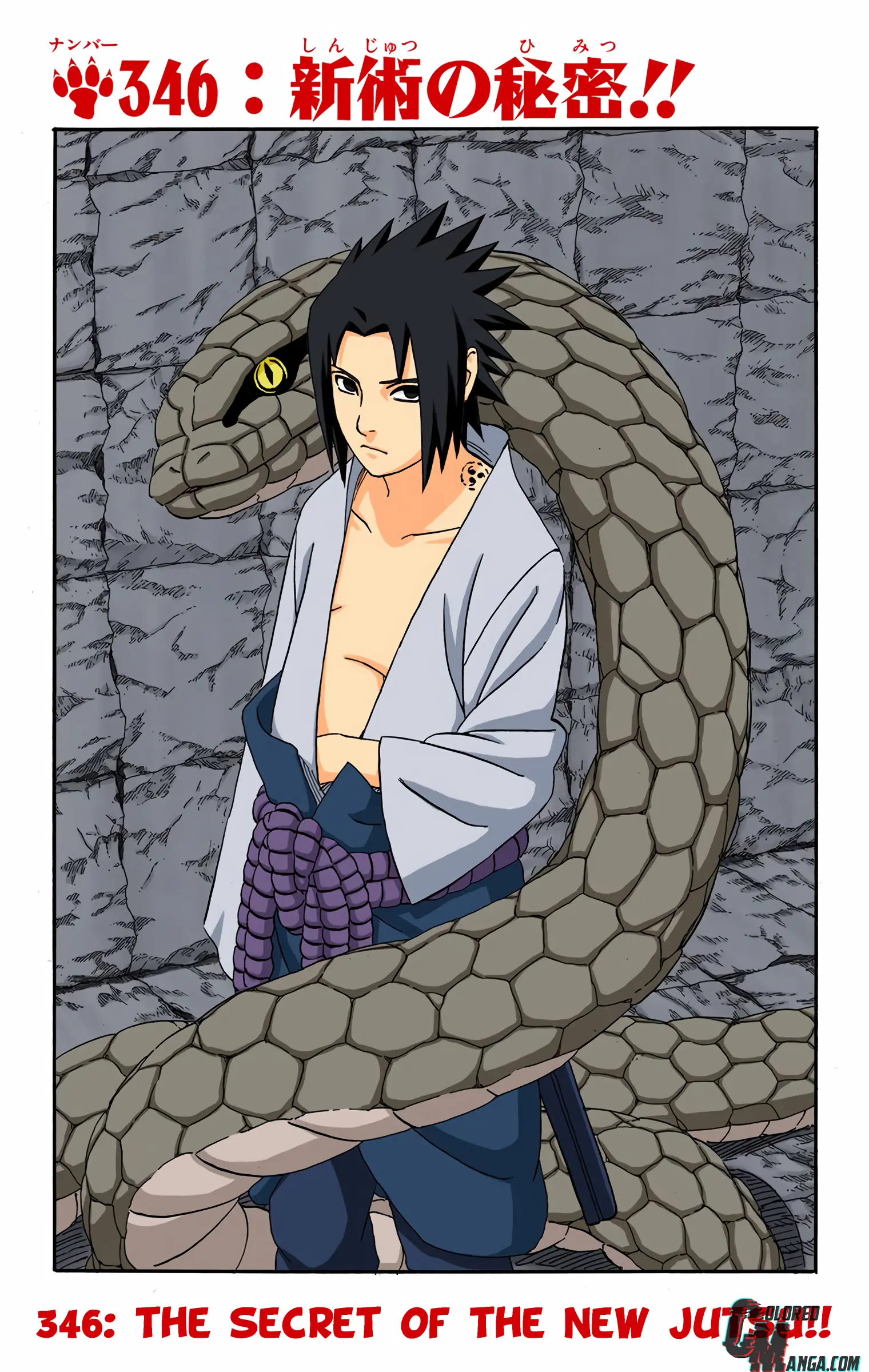 Naruto Colored Manga Online, chapter 346, page 1