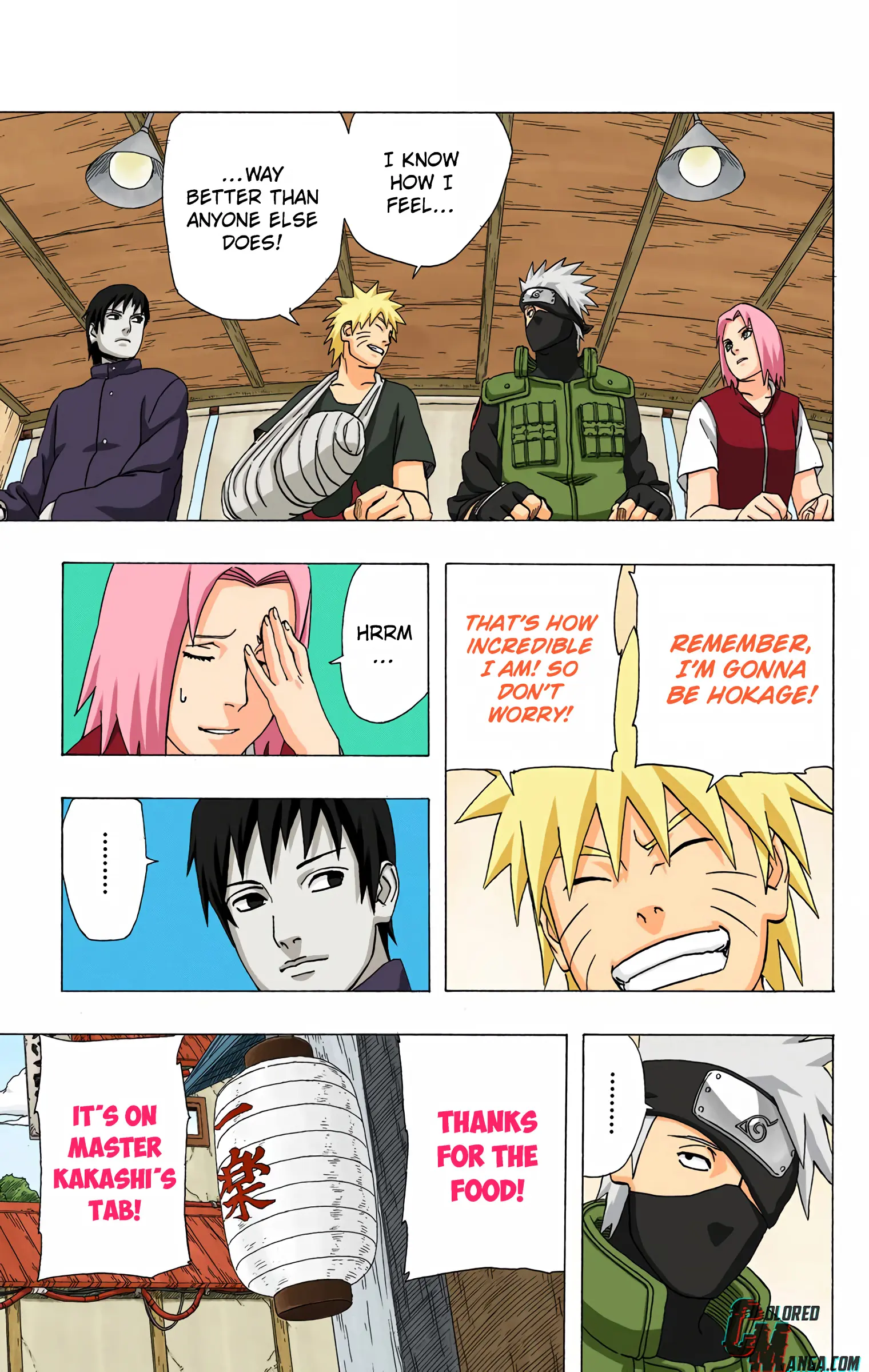 Naruto Colored Manga Online, chapter 346, page 14