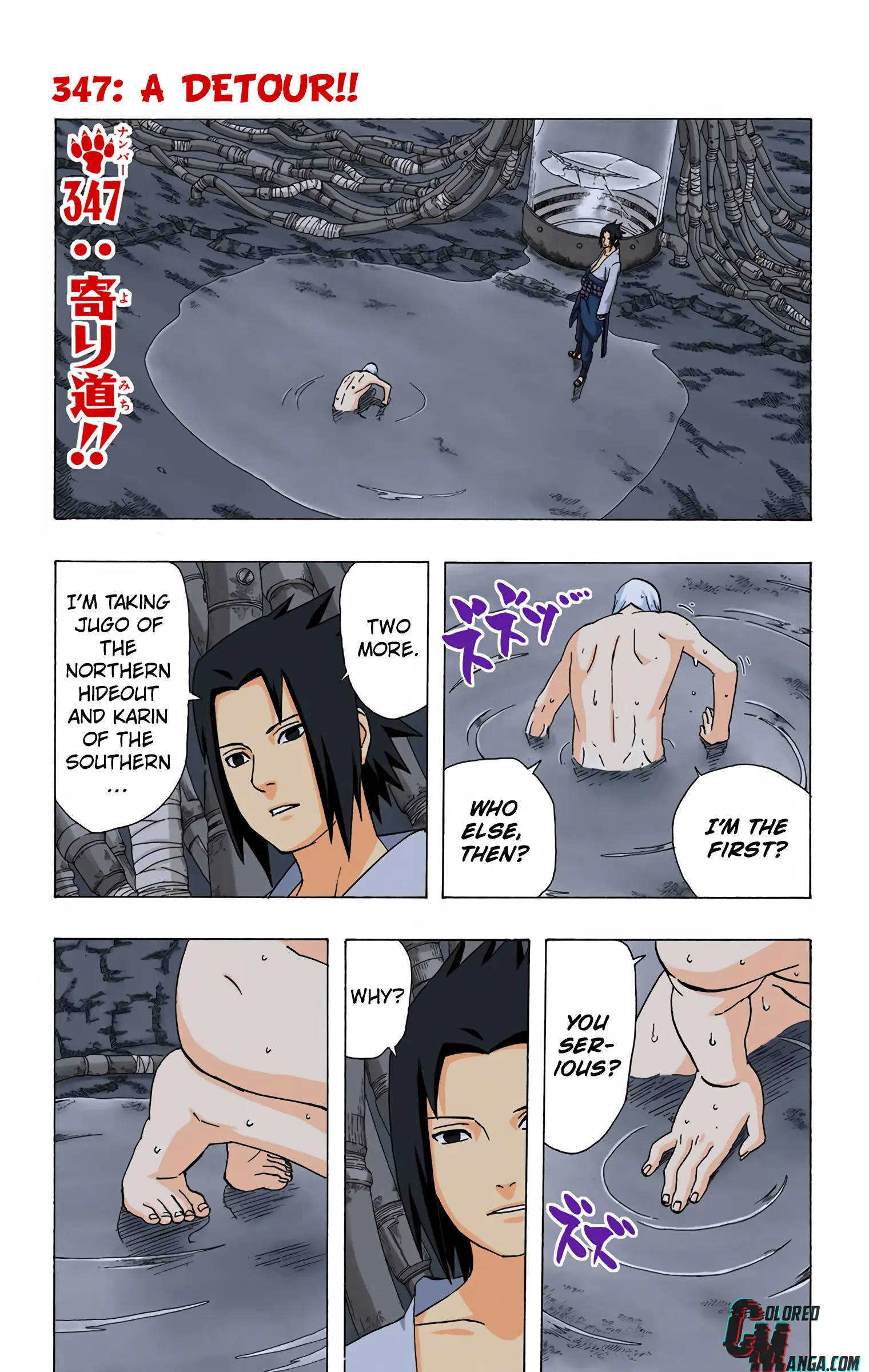Naruto Colored Manga Online, chapter 347, page 1