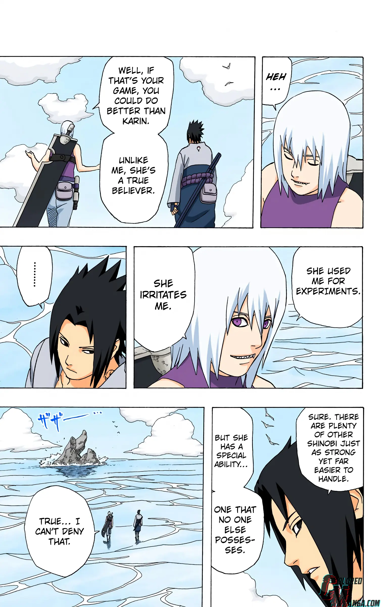 Naruto Colored Manga Online, chapter 348, page 3