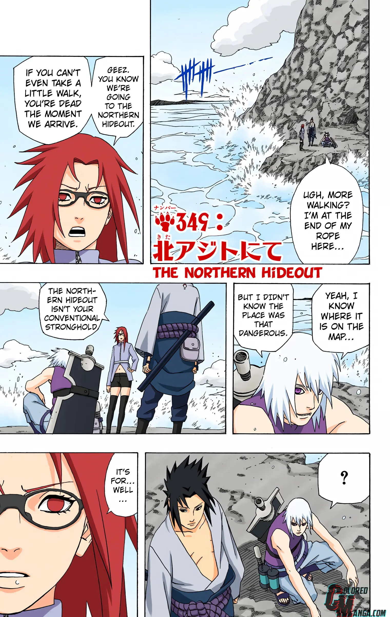 Naruto Colored Manga Online, chapter 349, page 1