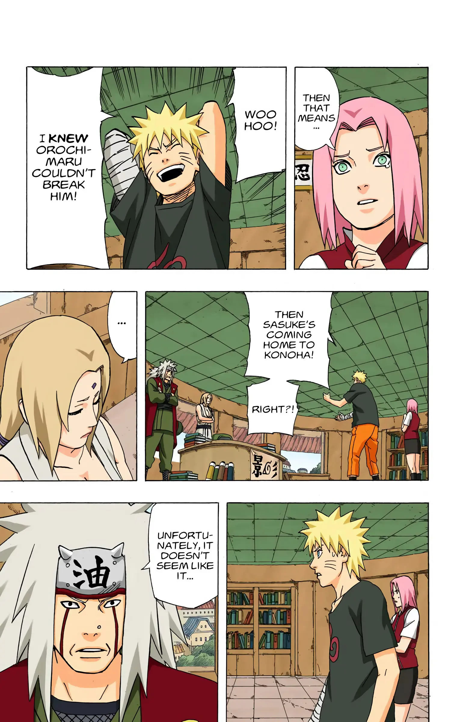 Naruto Colored Manga Online, chapter 350, page 13