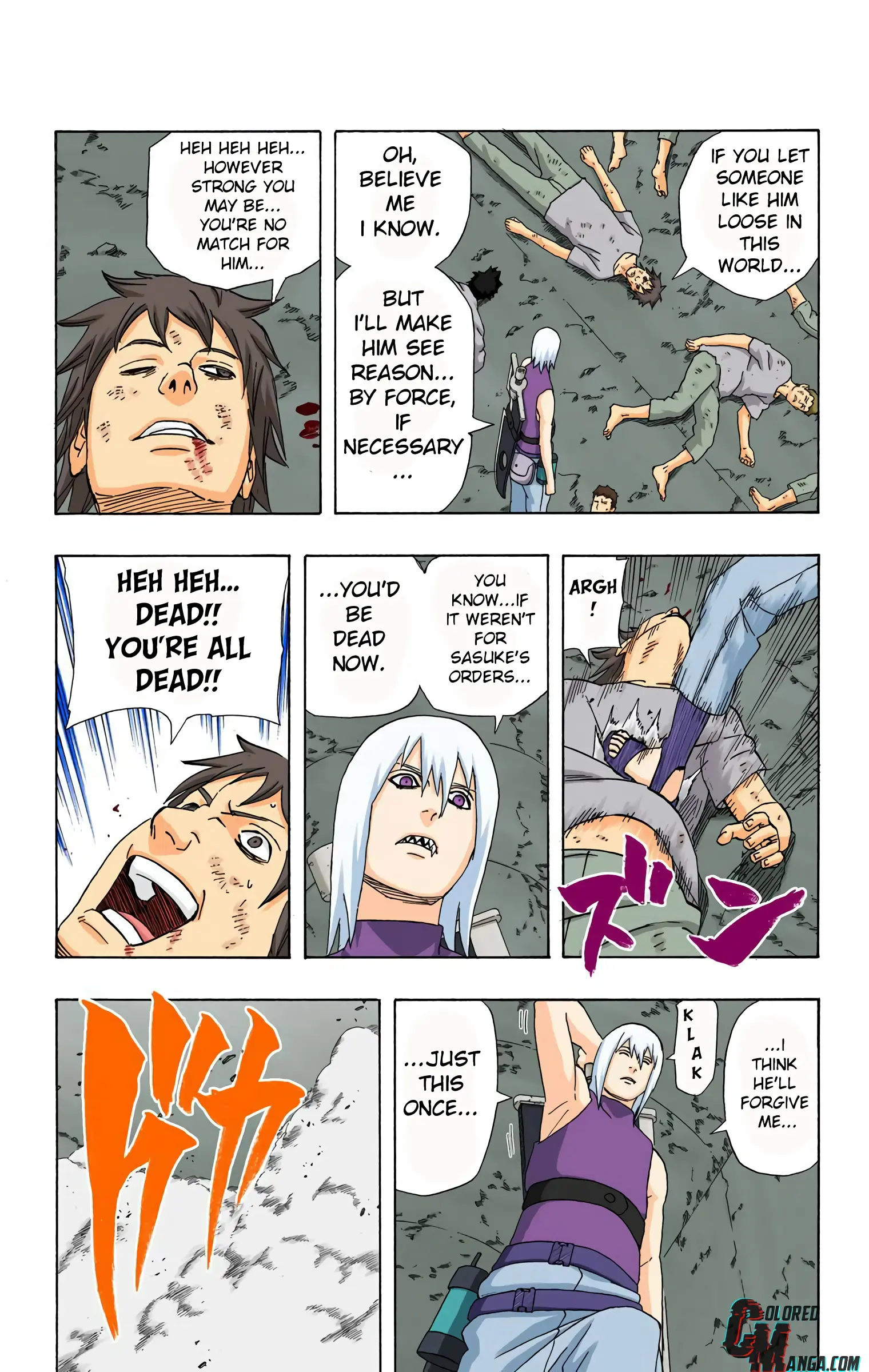 Naruto Colored Manga Online, chapter 351, page 3