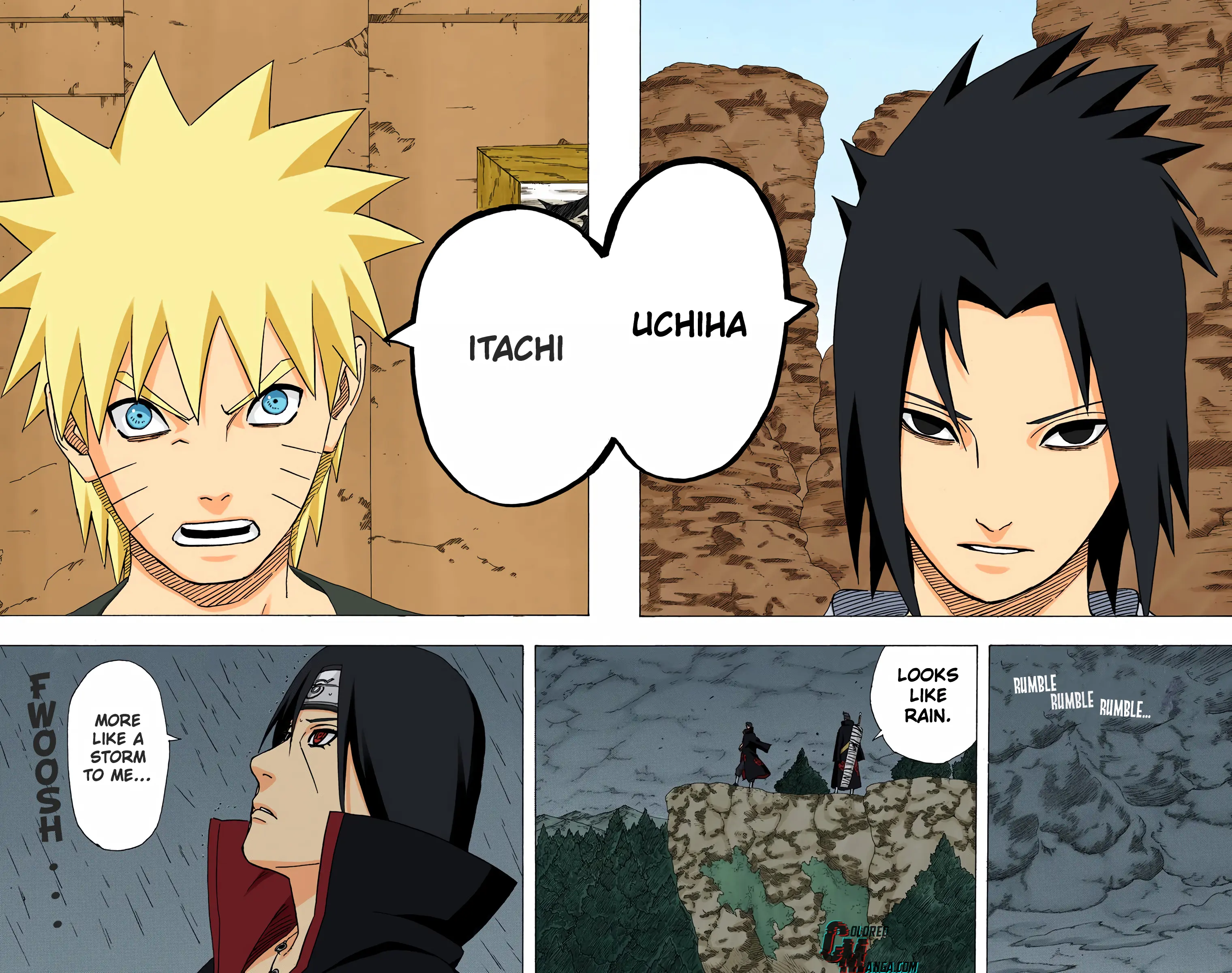Naruto Colored Manga Online, chapter 352, page 15