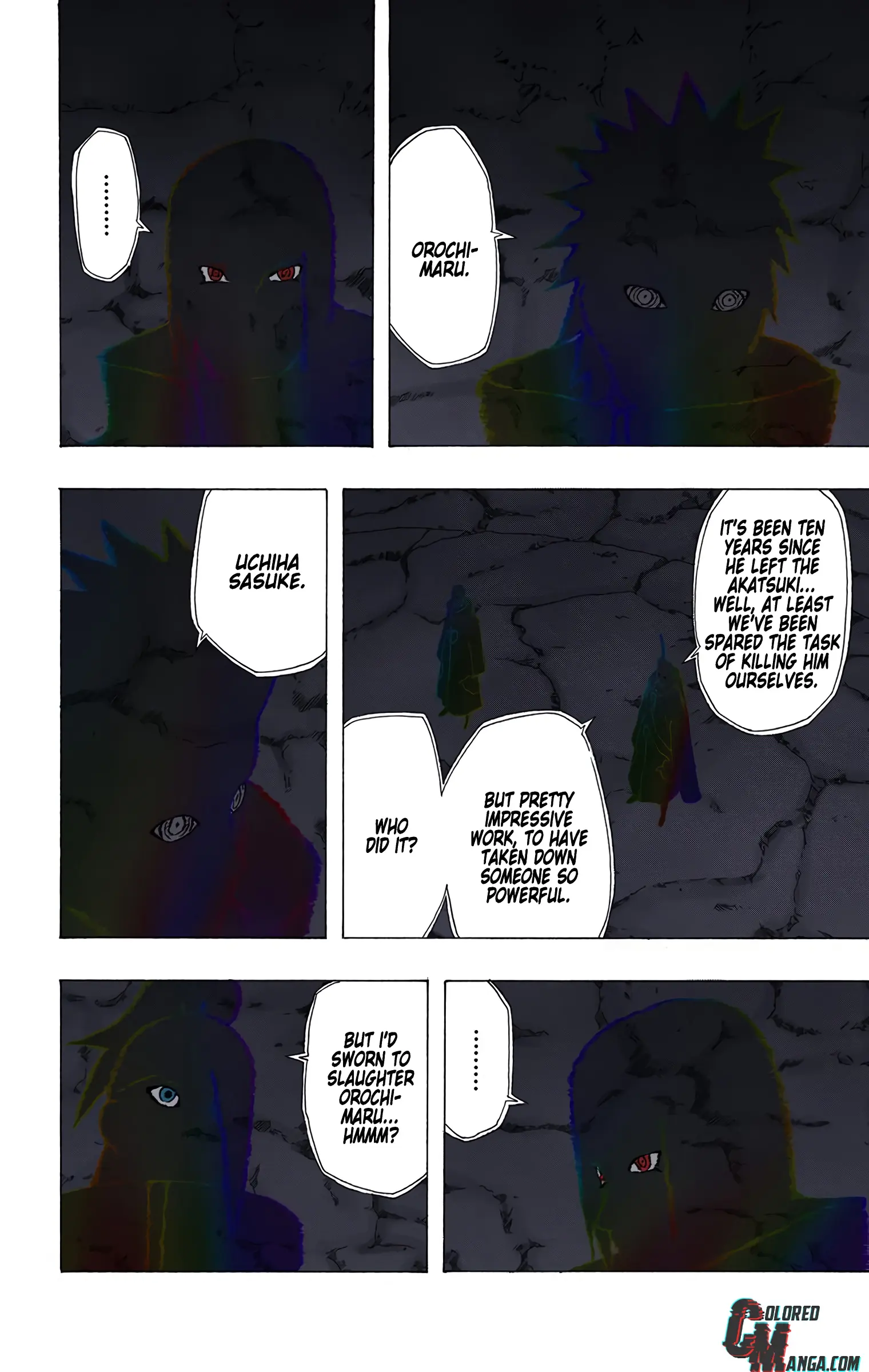 Naruto Colored Manga Online, chapter 353, page 14