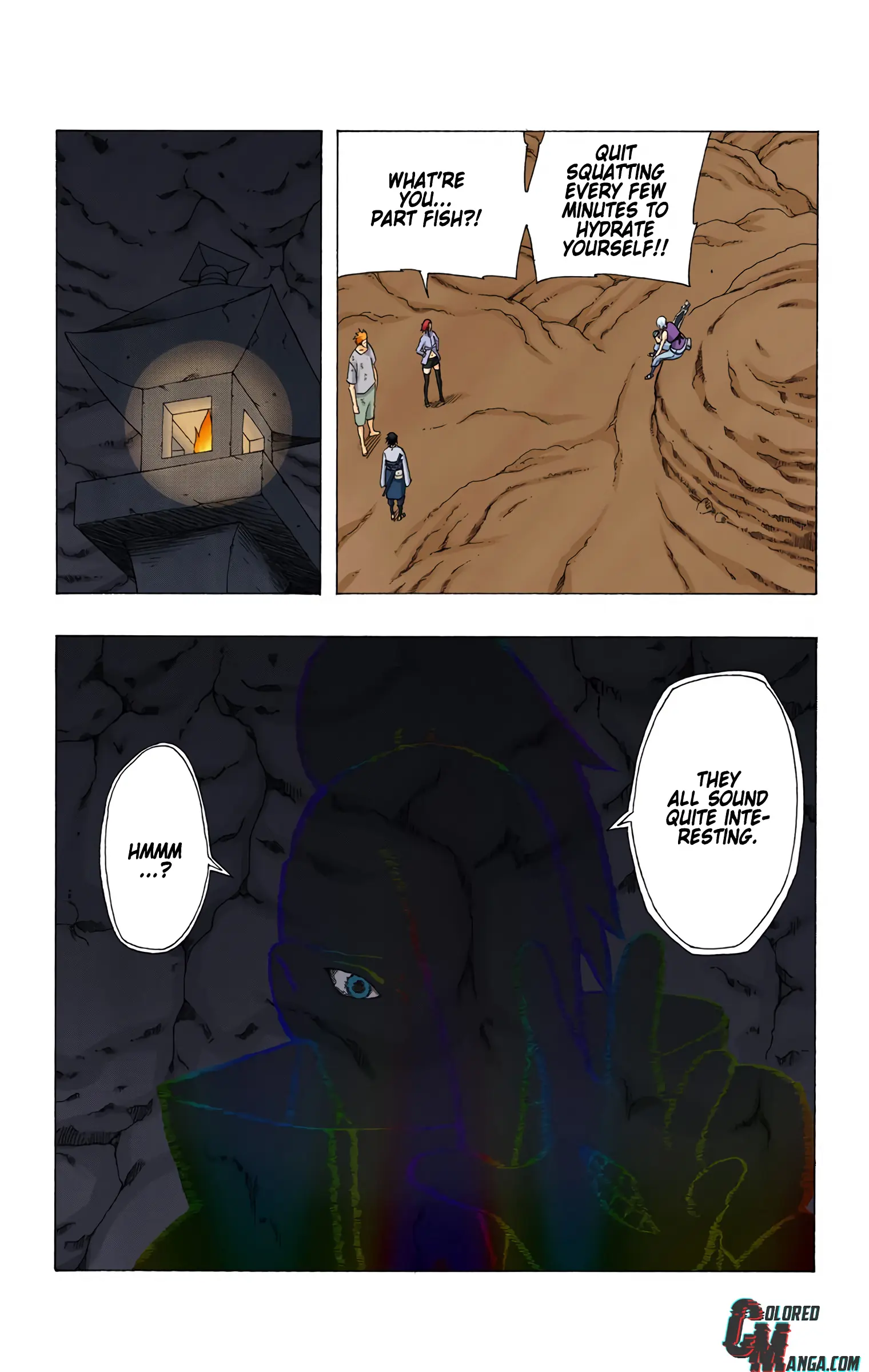 Naruto Colored Manga Online, chapter 353, page 17