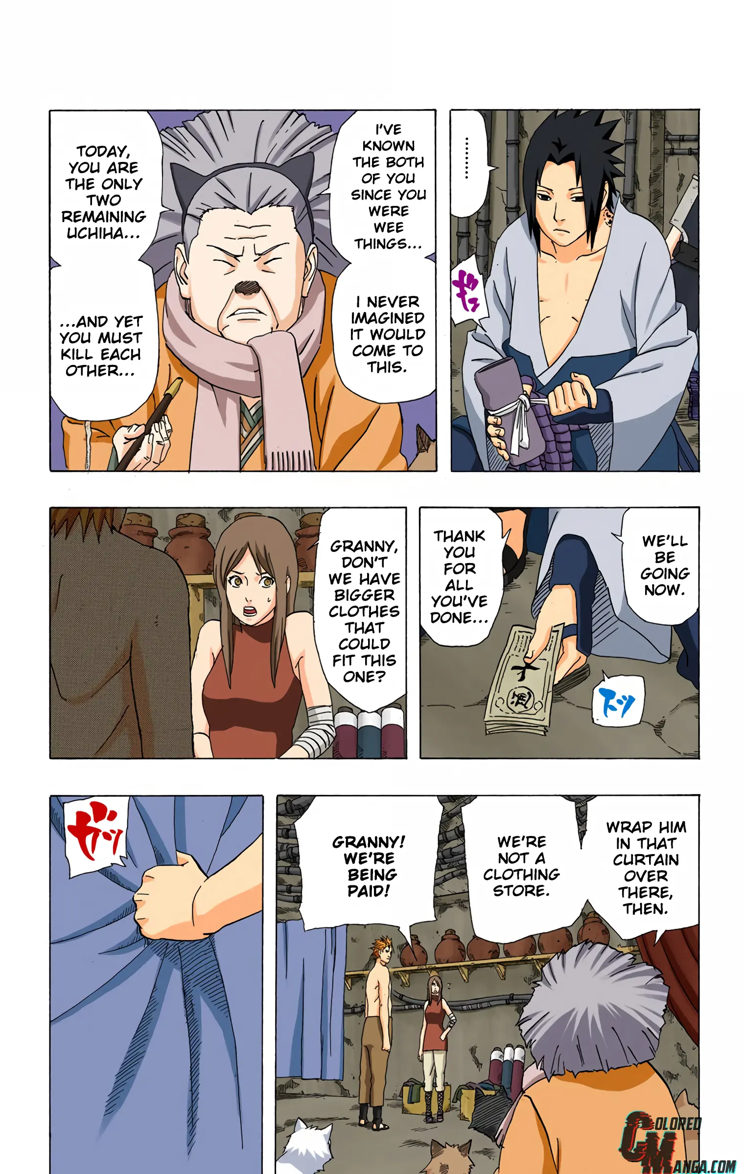 Naruto Colored Manga Online, chapter 354, page 9