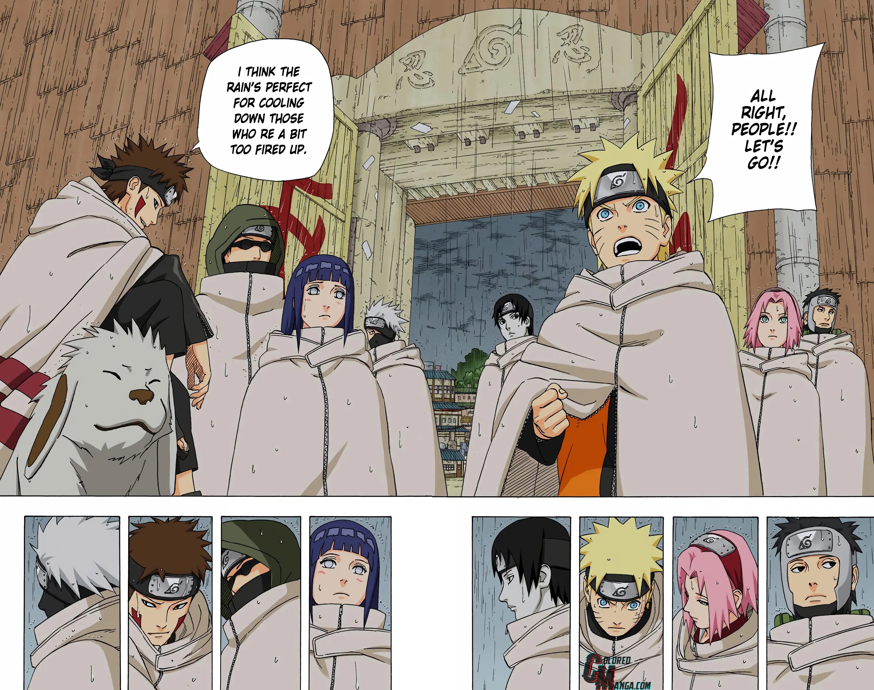 Naruto Colored Manga Online, chapter 354, page 16